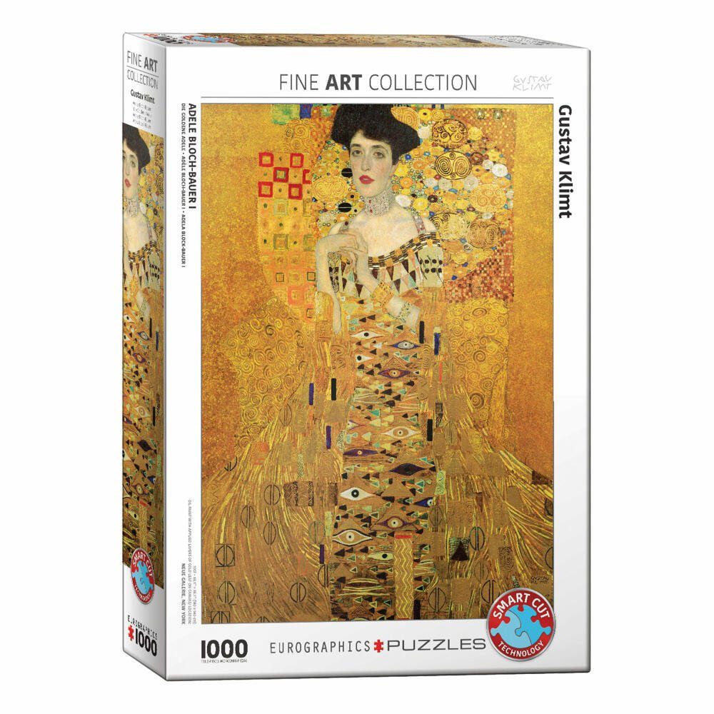 EUROGRAPHICS Пазлы Die Goldene Adele von Klimt, 1000 Пазлыteile