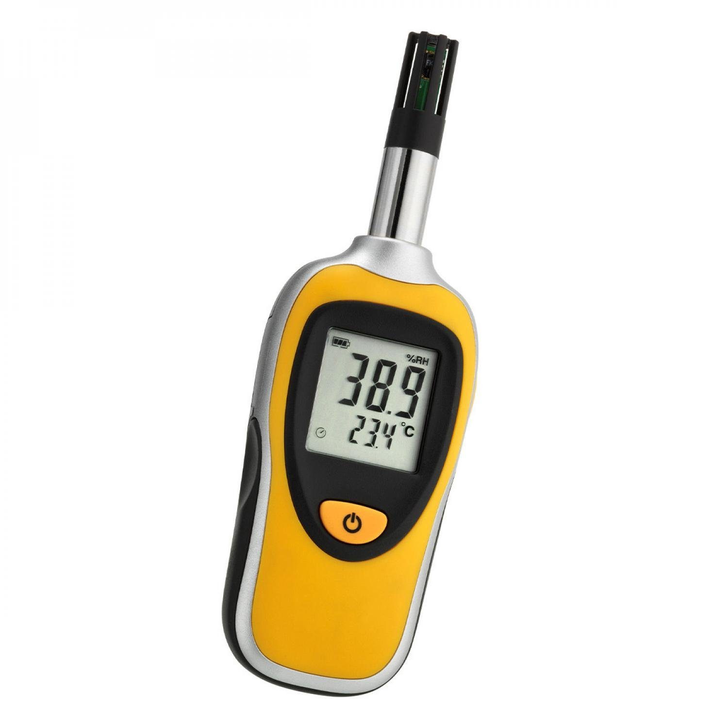 TFA Dostmann Hygrometer Klima Batterie handlich (1-St., Bee, inkl. 9V Handmessgerät - EK-EL), und leicht