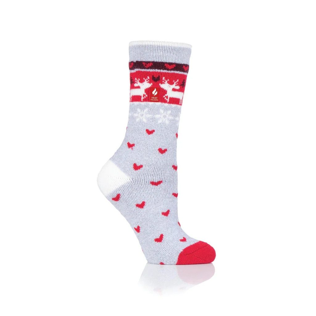 Heat Holders Thermosocken Ladies Lite Weihnachtssocken – Festlicher Spaß günstig online kaufen