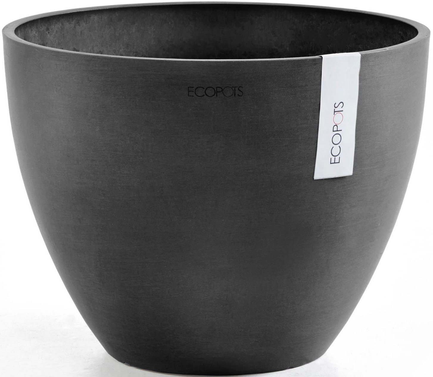 ECOPOTS Blumentopf ANTWERP Dark Grey, BxTxH: 30x30x25,5 cm günstig online kaufen