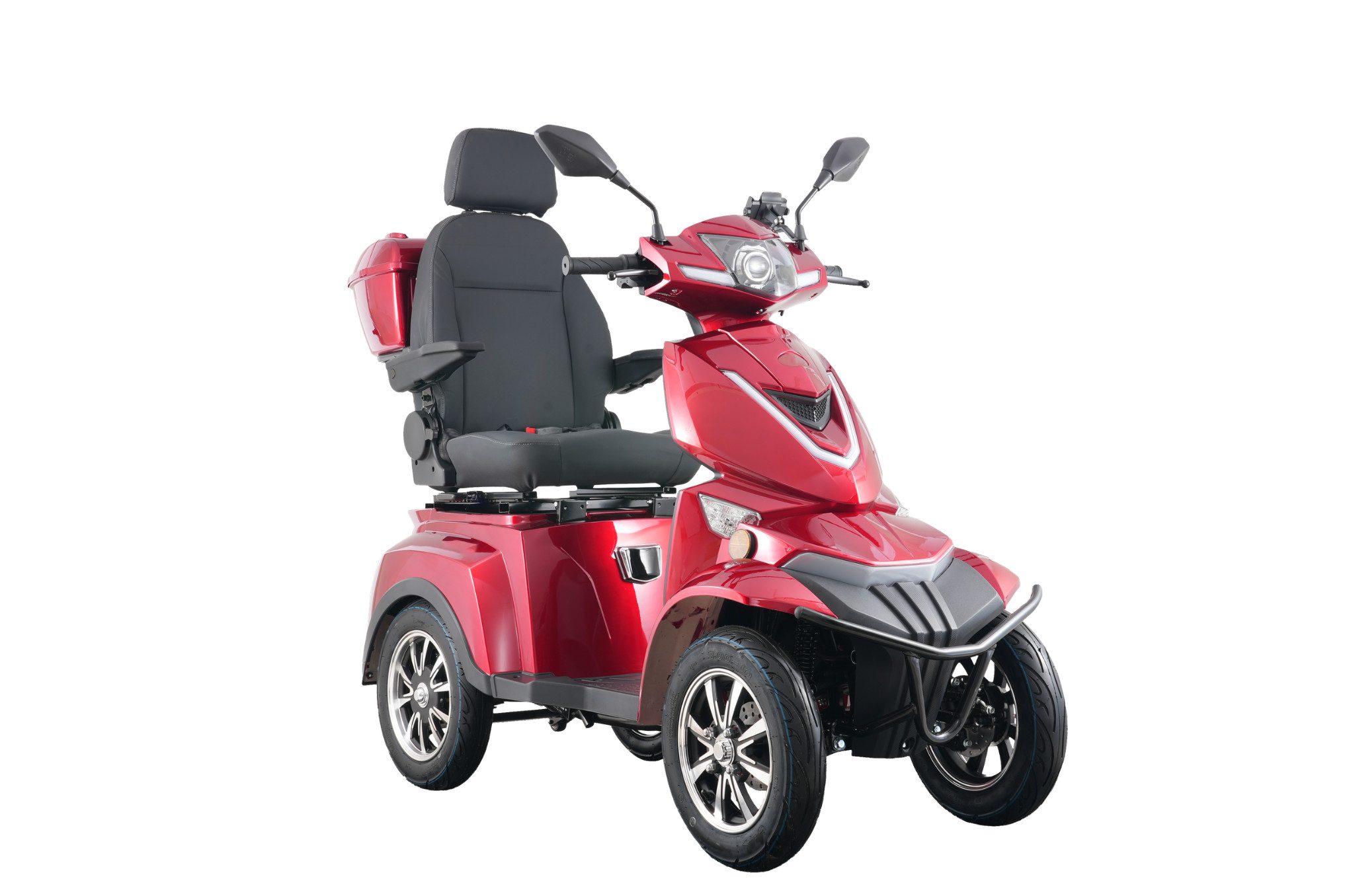 Aktiv mobil Elektromobil AM E-Quad 1000, 25 km/h mit Topcase, 1000 W, 25 km/h, Topcase Fassungsvermögen von ca. 36 Litern, Staufach mit ca. 24 Litern