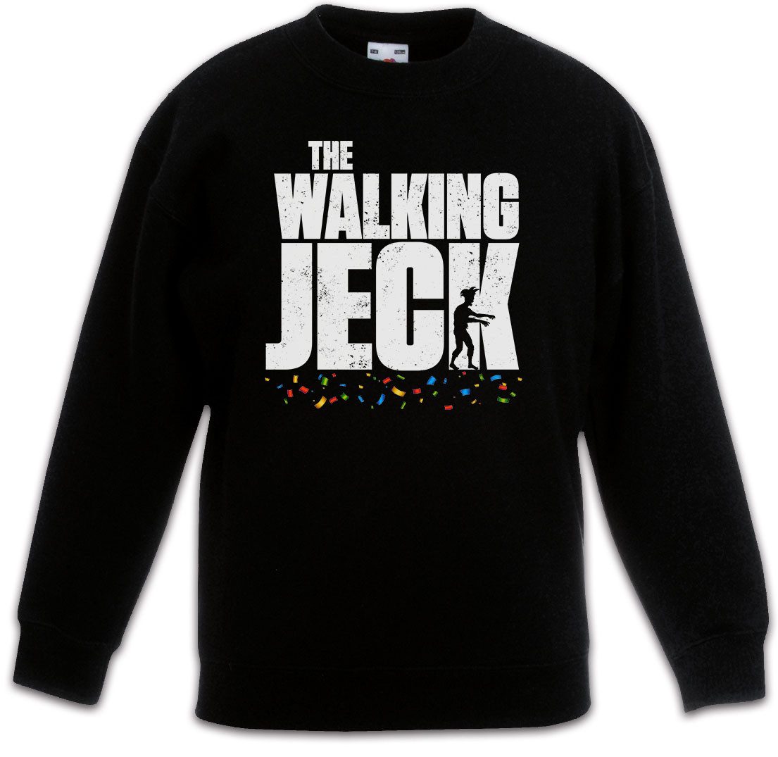 Urban Backwoods Sweatshirt The Walking Jeck Kinderpullover Verkleidung Dead Fastnacht Fassenacht (1-tlg) Faschings-Shirt Helau Rosenmontag Fasnacht