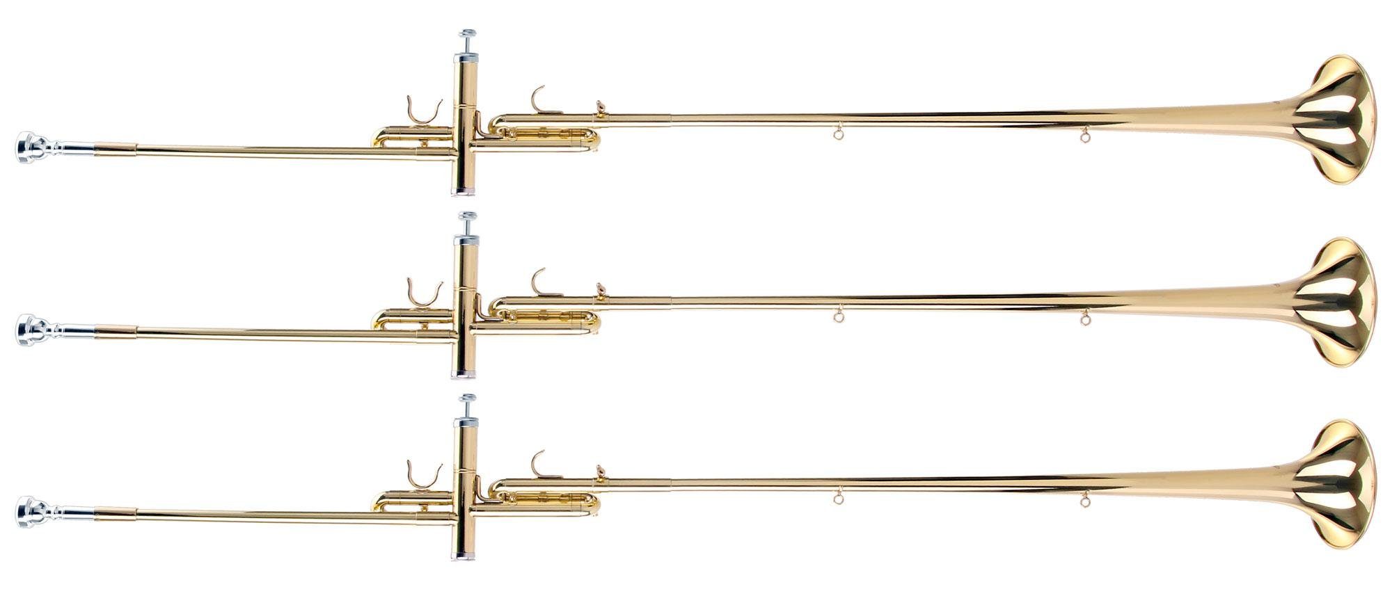 Trompete AT-1871 Aida-Trompete (Fanfare Instrument, mit Mundstück und Koffer)