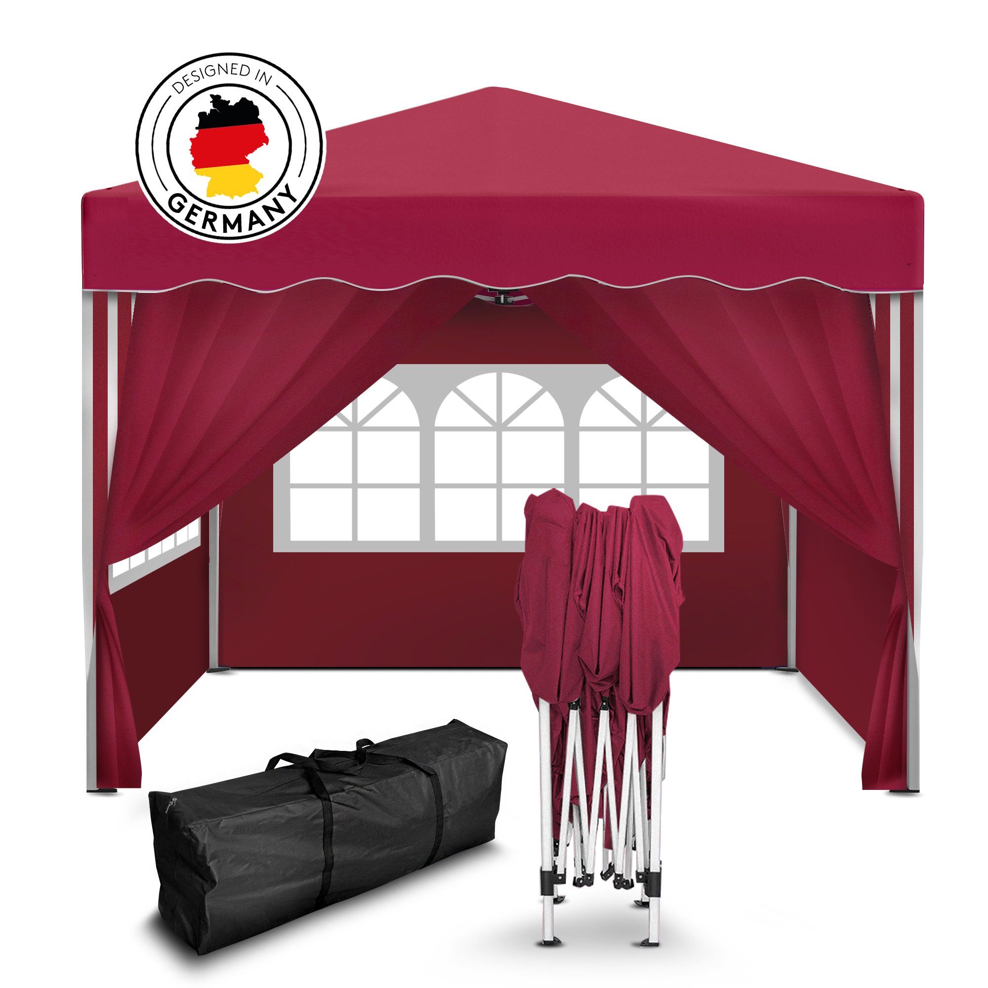 Kronenburg Faltpavillon 3x3 m wasserdicht - günstig online kaufen