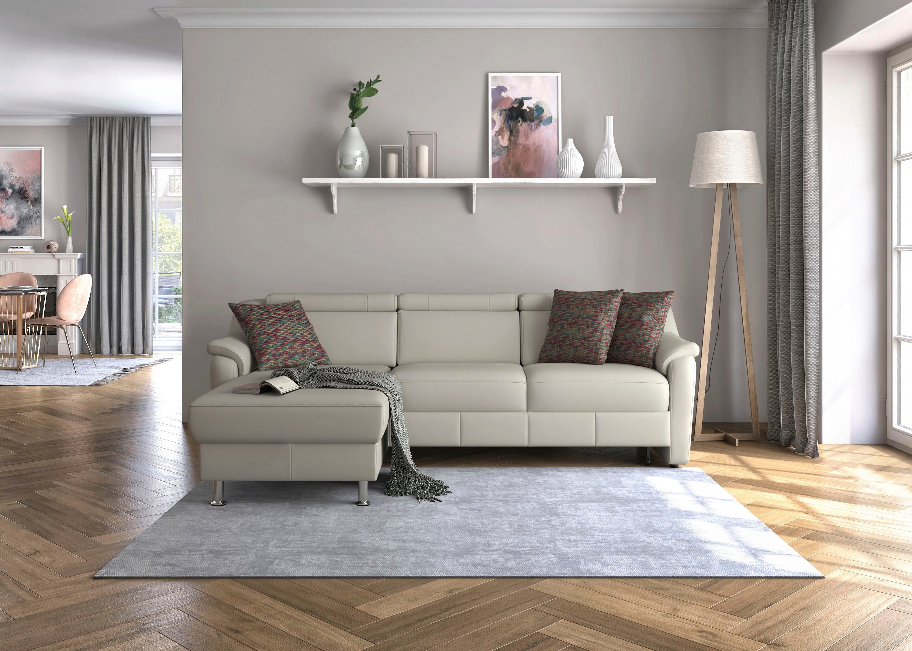 sit&more Ecksofa "Freetown L-Form" inklusive Kopfteilverstellung und komfor günstig online kaufen