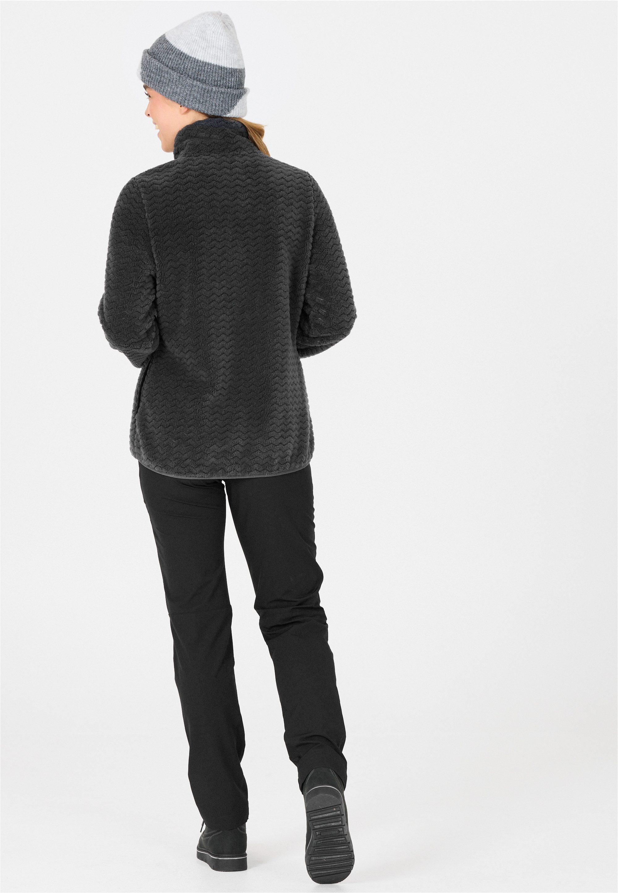 WHISTLER Fleecejacke Matra mit stilvollem Muster und kuscheligem Tragegefühl – Bild 4 von 5
