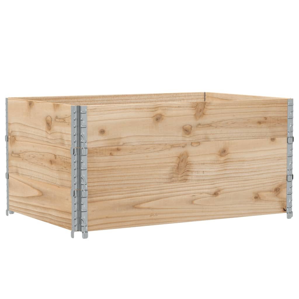 vidaXL Blumentopf Pflanzkasten 120x80 cm Massivholz Kiefer (1 St)
