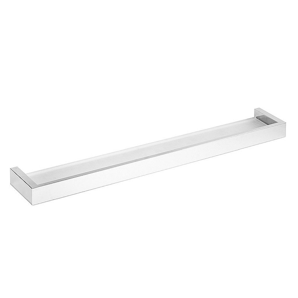 BRILLANTBAD® Duschablage MAXIMA Glasablage Messing Chrom für Bad & Küche >> Bohren