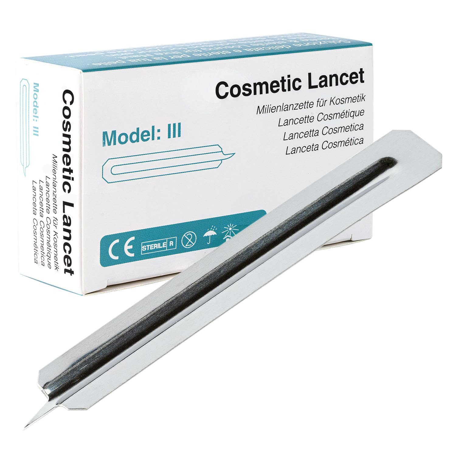 One+Step Lanzetten Milien Lanzetten - Sterile Lanzetten Kosmetik, 100 St., 100 tlg.