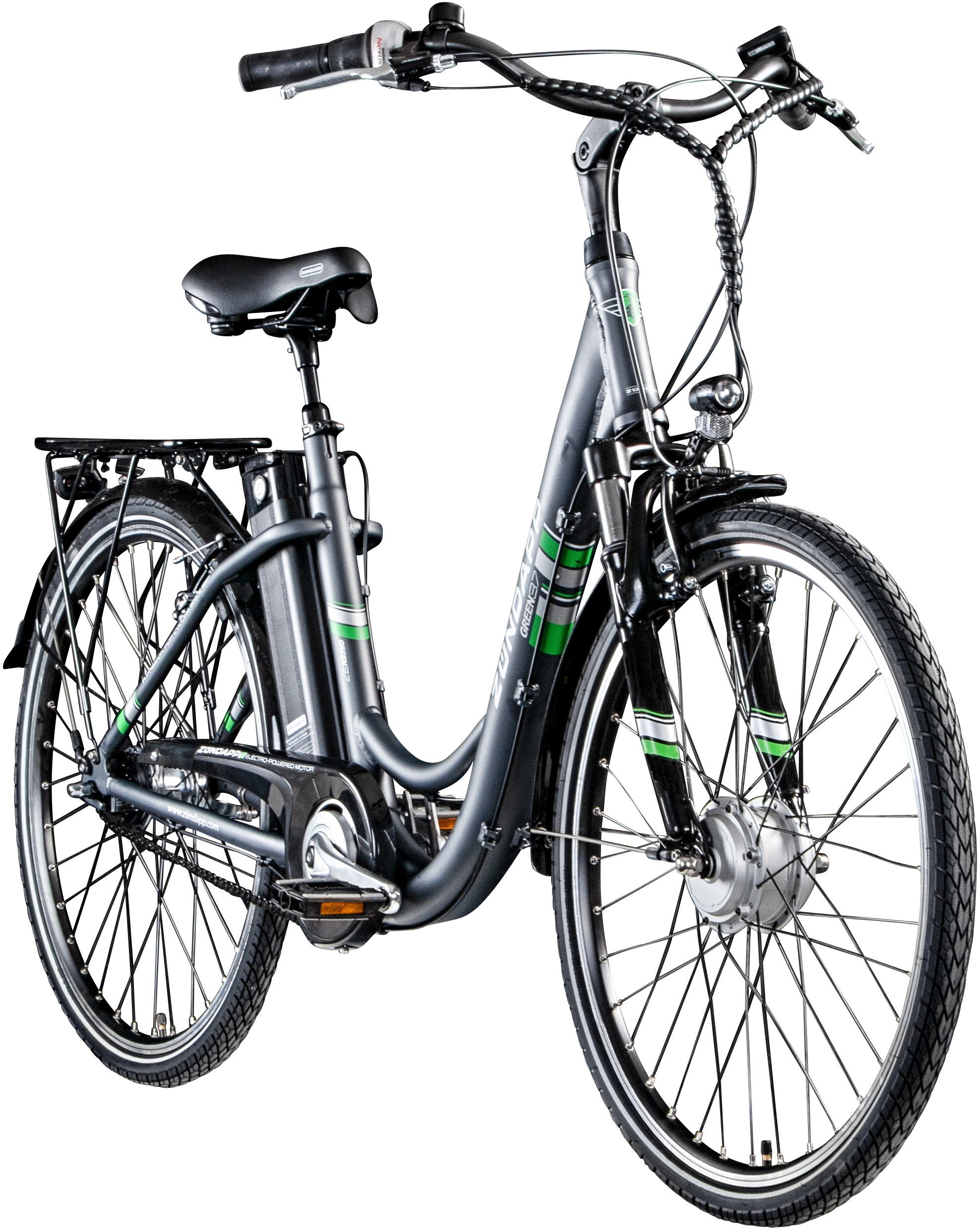 Zündapp E-Bike Green 3.7, 7 Gang, Nabenschaltung, Frontmotor 250 W