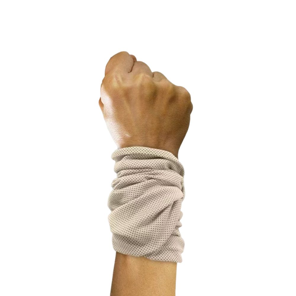 Diwzbyn Sporthandtuch 2PC Kühlendes Armband,Handgelenkschutz Aus Eisseide, Handgelenk, (2-St), geeignet für Sport, Fitness, Reise, Yoga