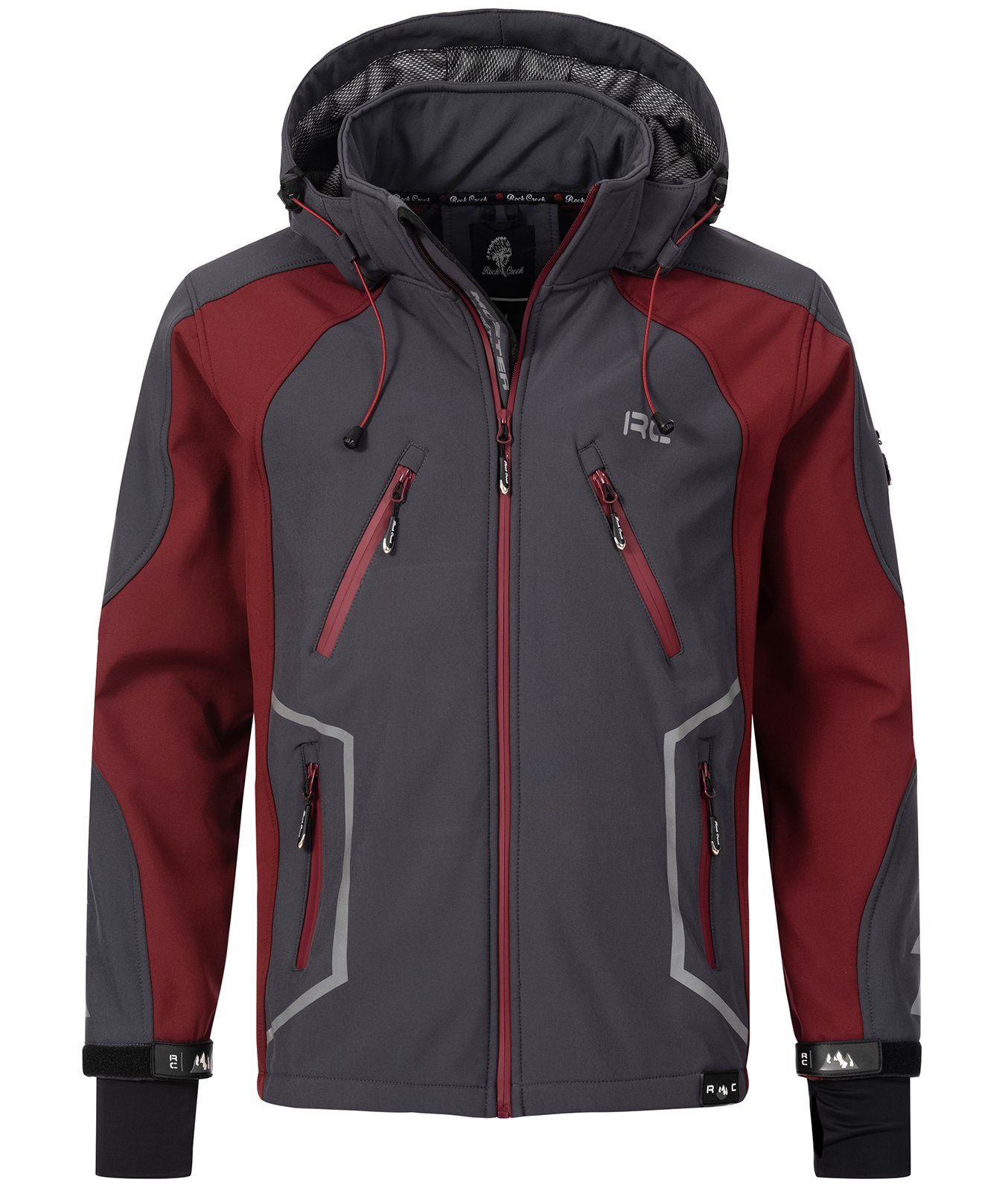 Rock Creek Softshelljacke Herren Softshelljacke Wanderjacke günstig online kaufen