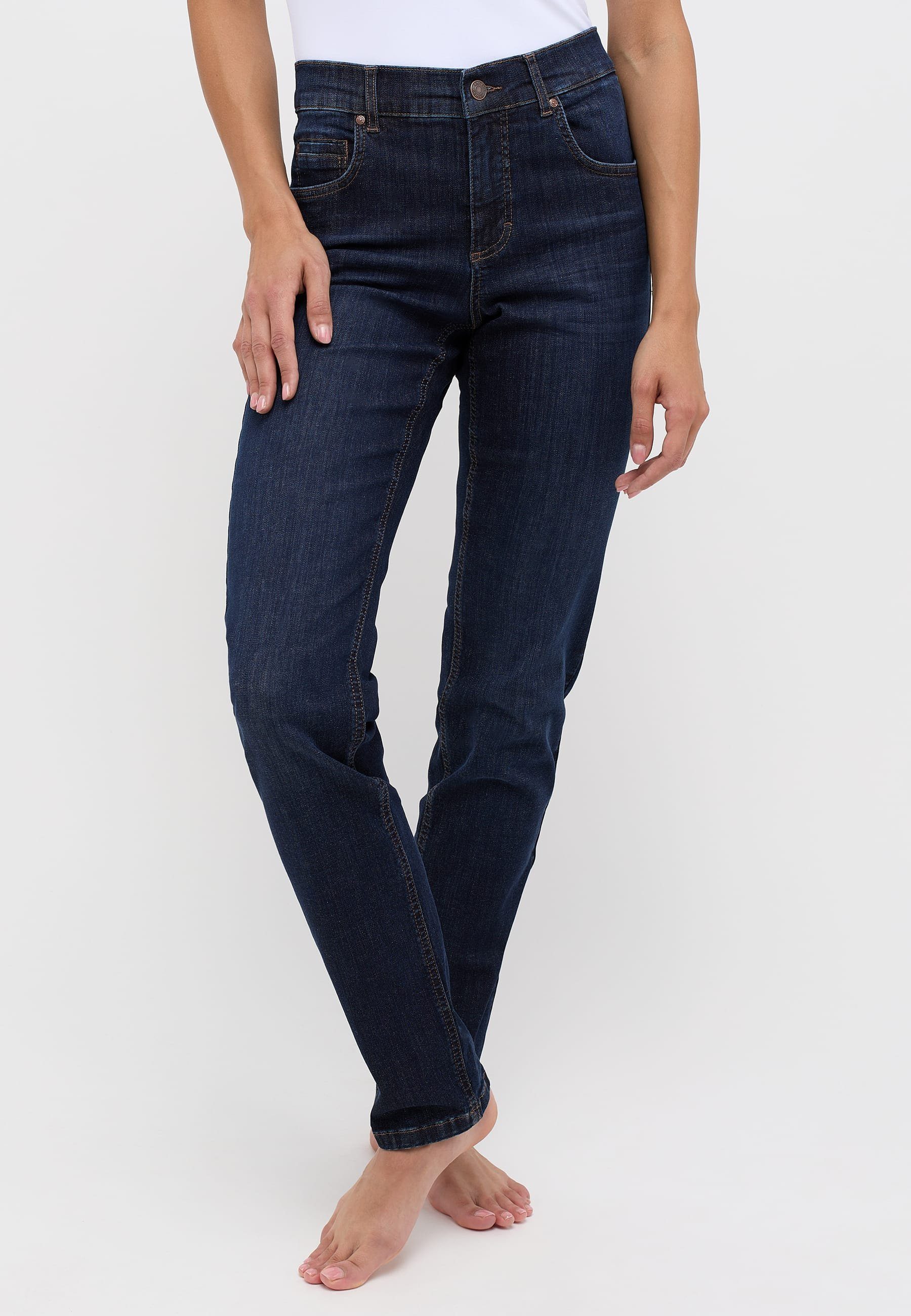 ANGELS 5-Pocket-Jeans Elastische Jeans Cici mit Reißverschluss