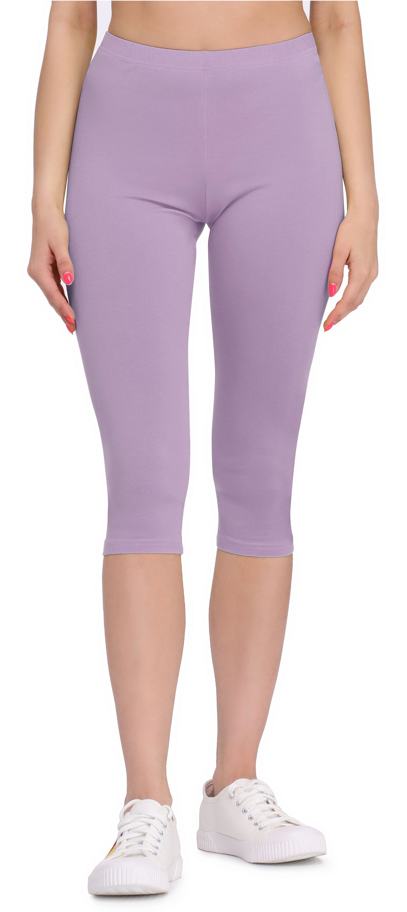 Bellivalini Leggings Damen 3/4 Capri Hose aus Viskose BLV50-148 (1-tlg) aus Viskose