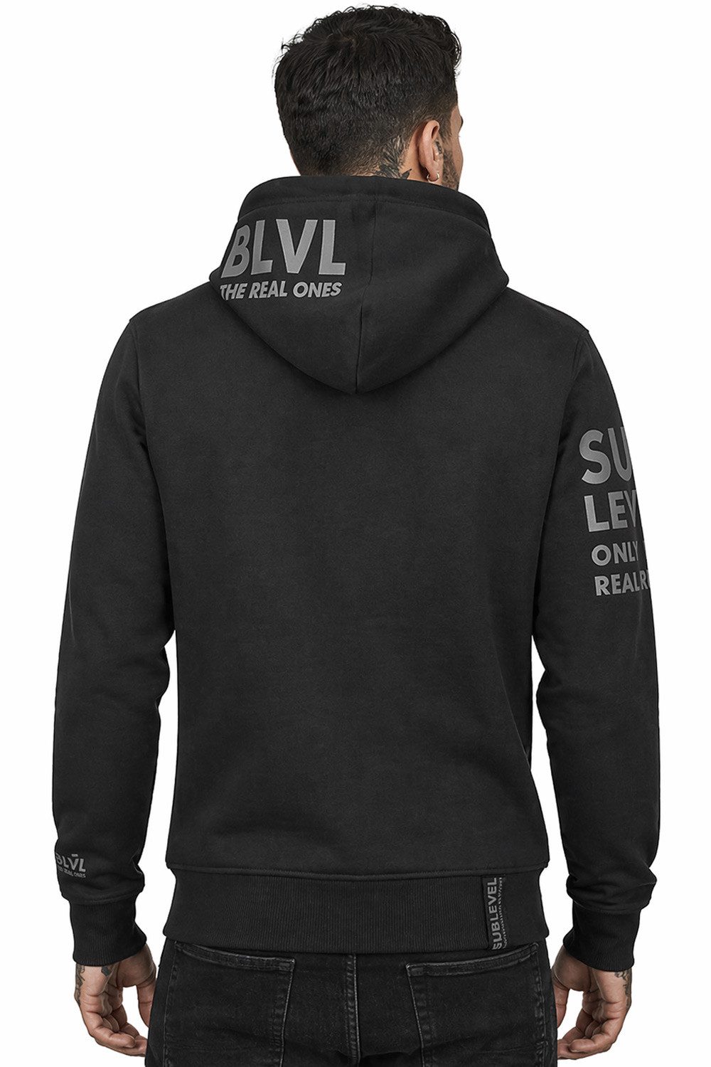 SUBLEVEL Kapuzenpullover Herren Zipper Hoody Jacke Pullover Hoodie Super Soft S-XXL Perfekte Passform Hochwertige Verarbeitung, Angenehm weich & bequem