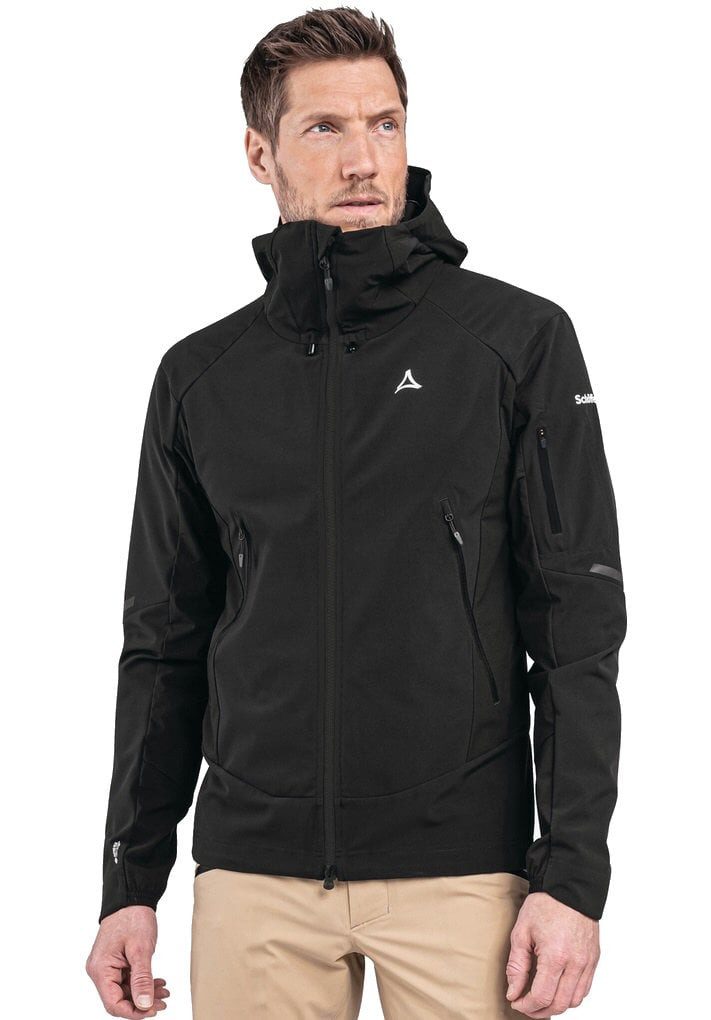 Softshelljacke Skijacke Kals (Softshelljacke, 3-Lagen Gore-Tex, winddicht) schwarz
