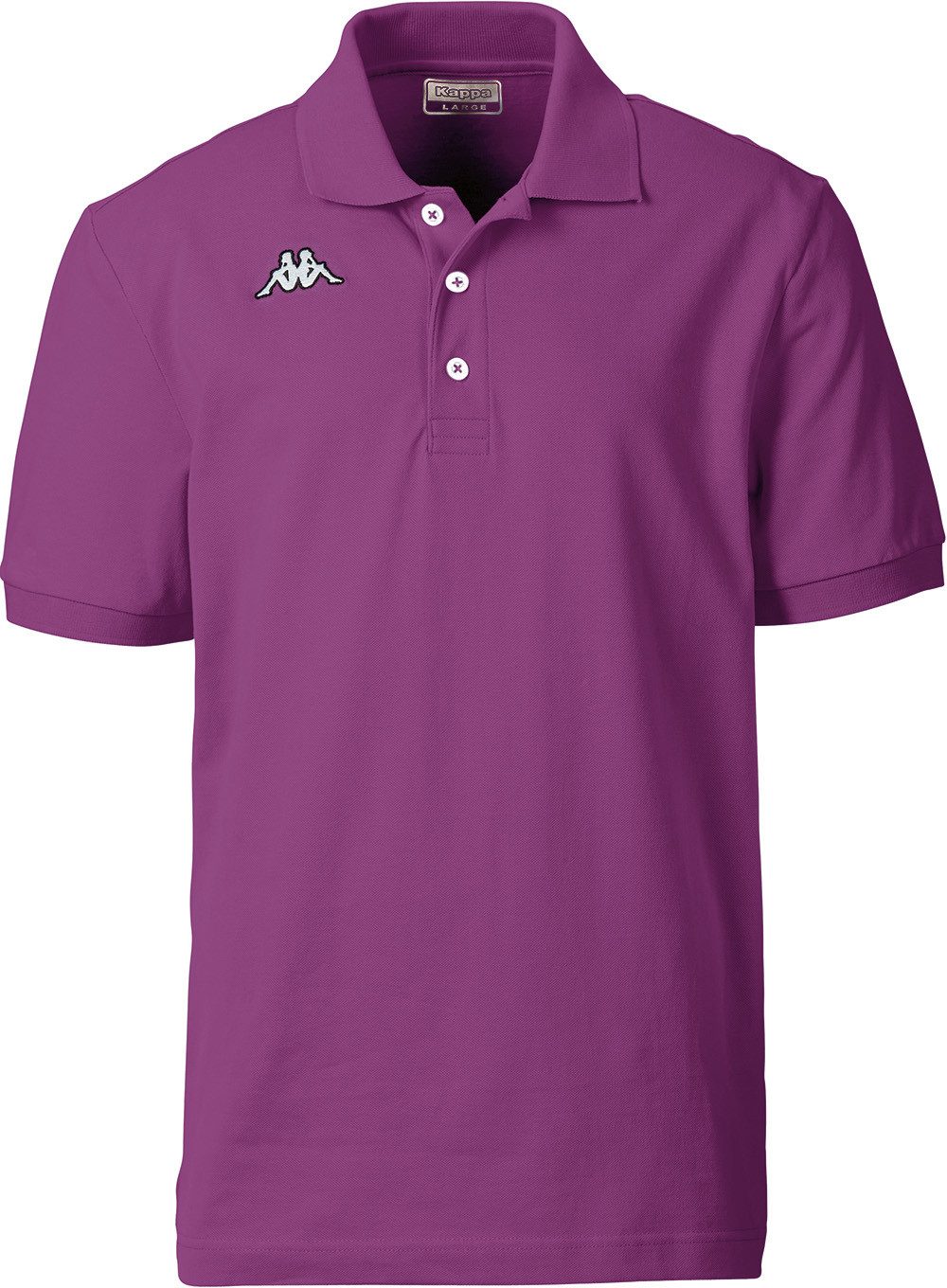 Kappa Poloshirt luftig-leichtes Gewebe aus reiner Naturfaser