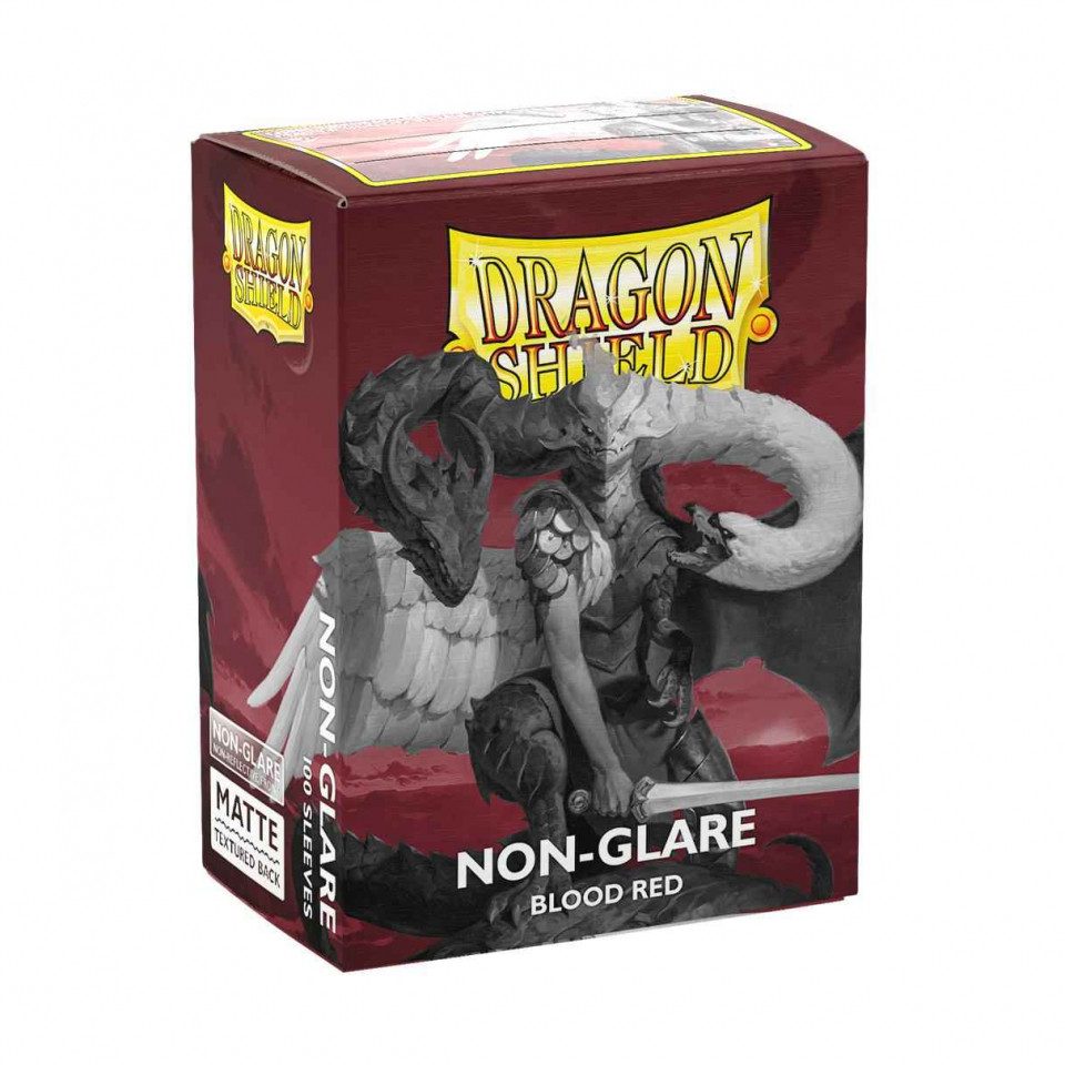 Arcane Tinmen Spiel, Dragon Shield - Matte – Blood Red - Non Glare V2 (100)