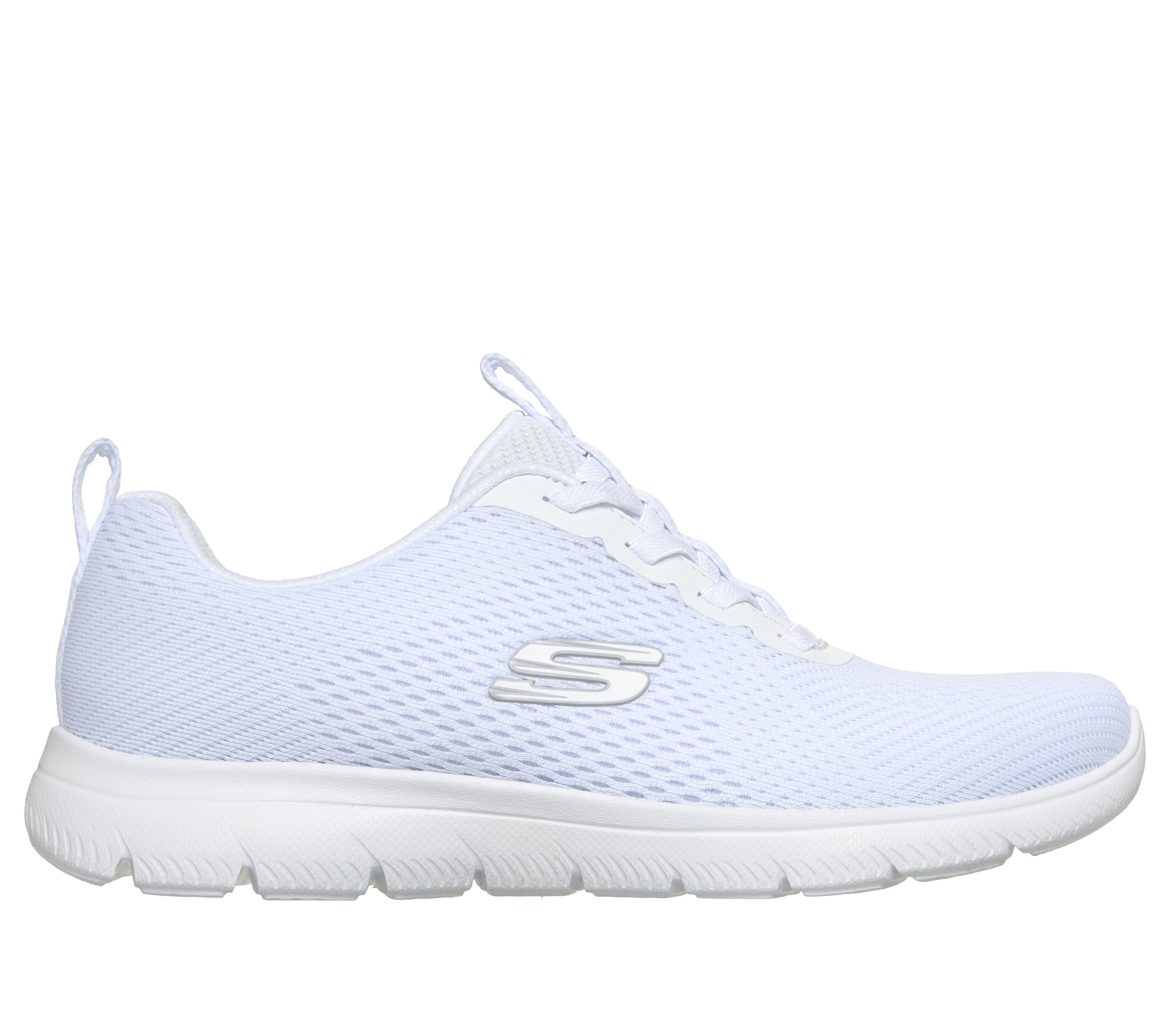 Skechers SUMMITS Slip-On Sneaker Schlupfschuh, Halbschuh, Freizeitschuh mit elastischen Schnürsenkeln – Bild 4 von 5