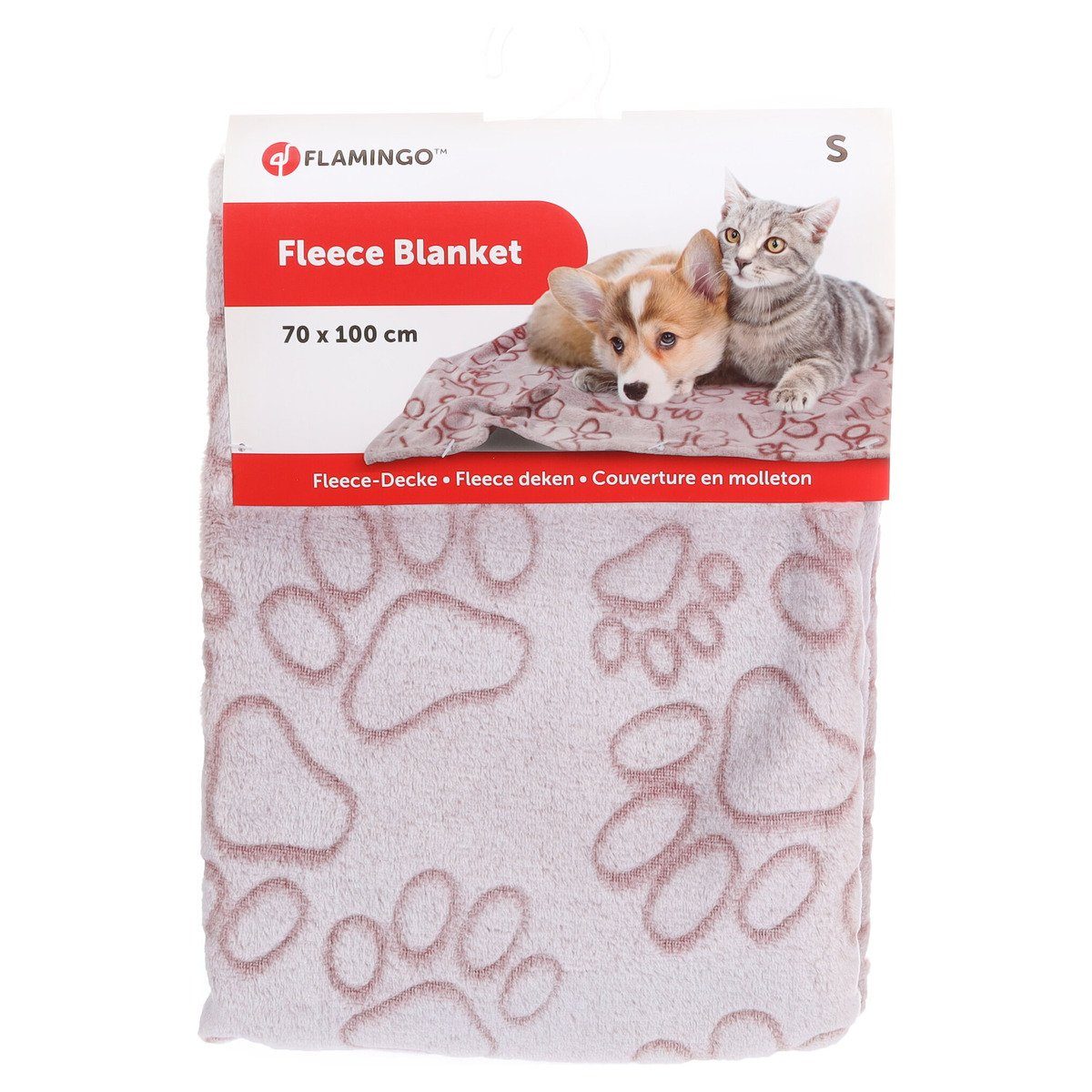 Flamingo Tierdecke Decke Lalia rechteckig altrosa günstig online kaufen