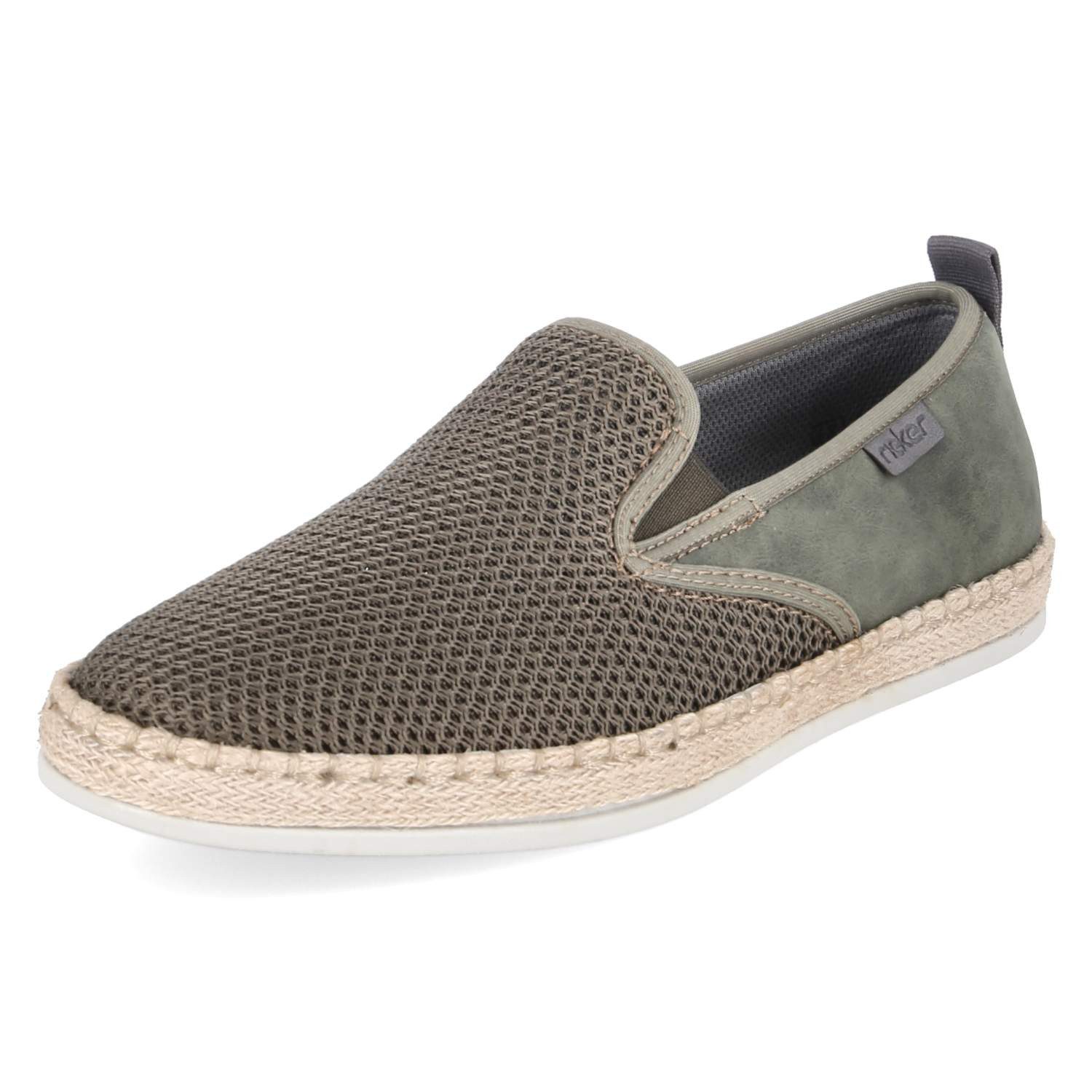 Rieker Rieker B2661-54 Herren Textil & Synthetik gruen Slipper