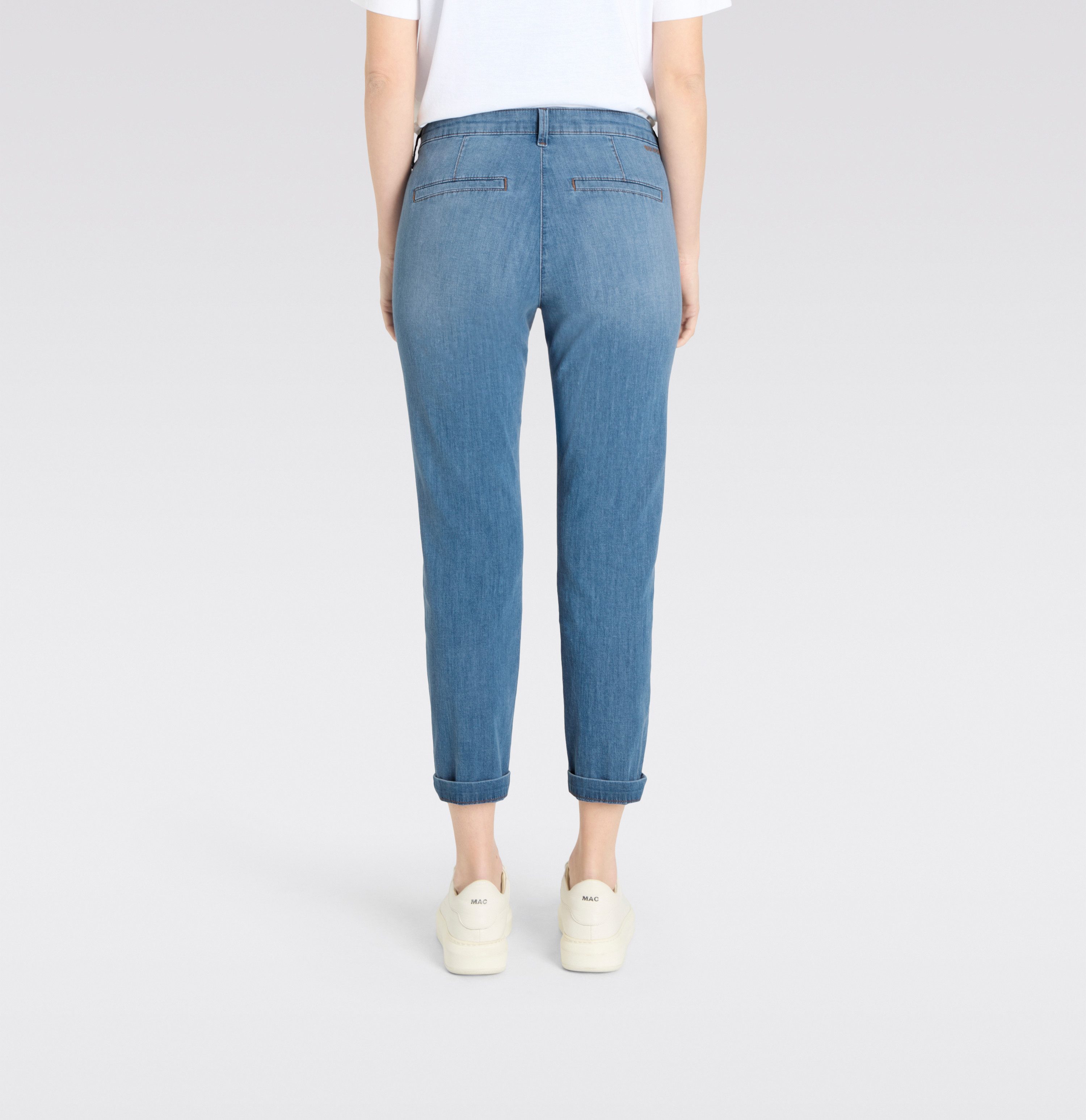 MAC Slim-fit-Jeans CHINO turn up im Five-Pocket Style