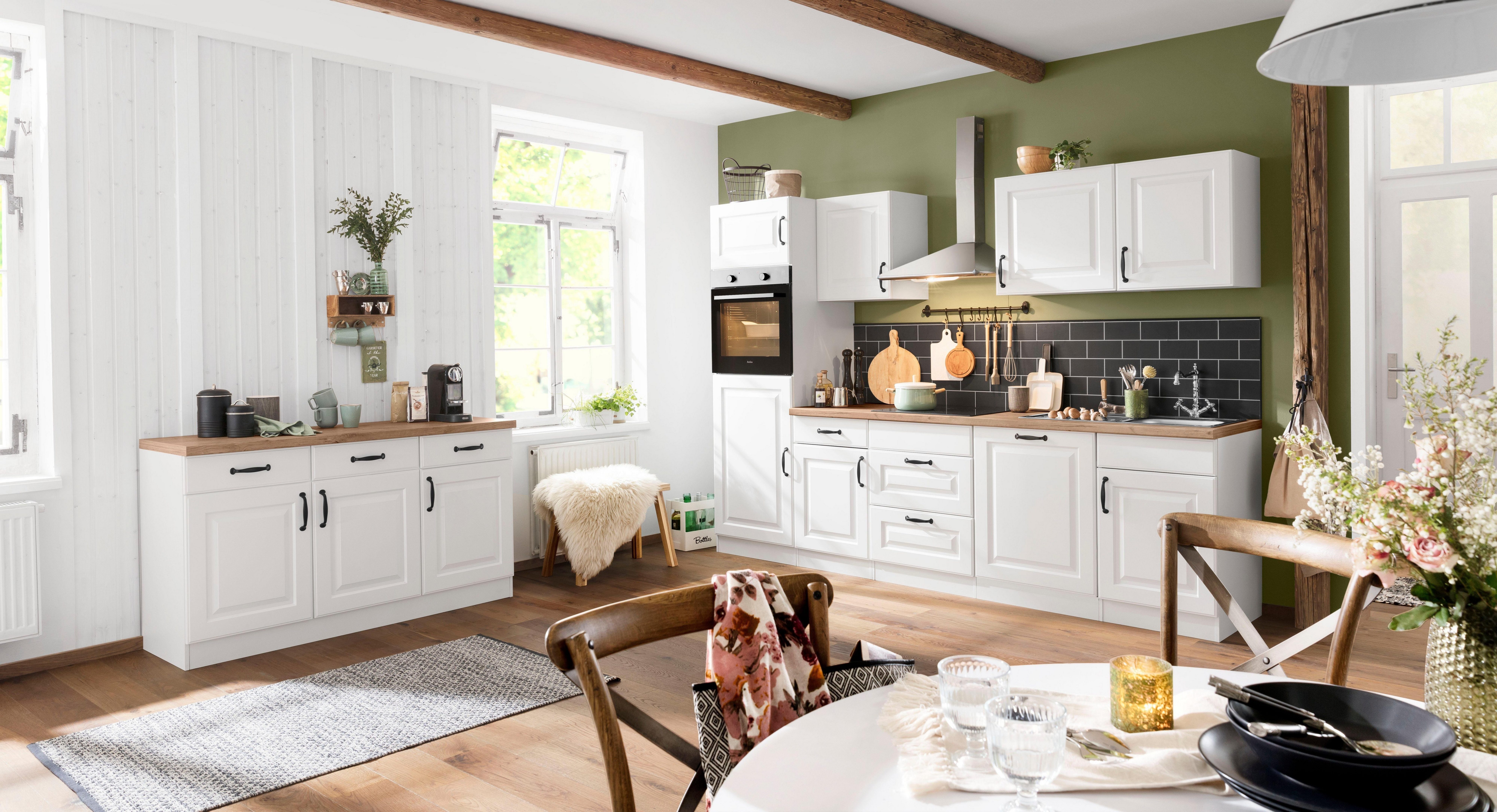 wiho Küchen Unterschrank Erla 150 cm breit mit Kassettenfront