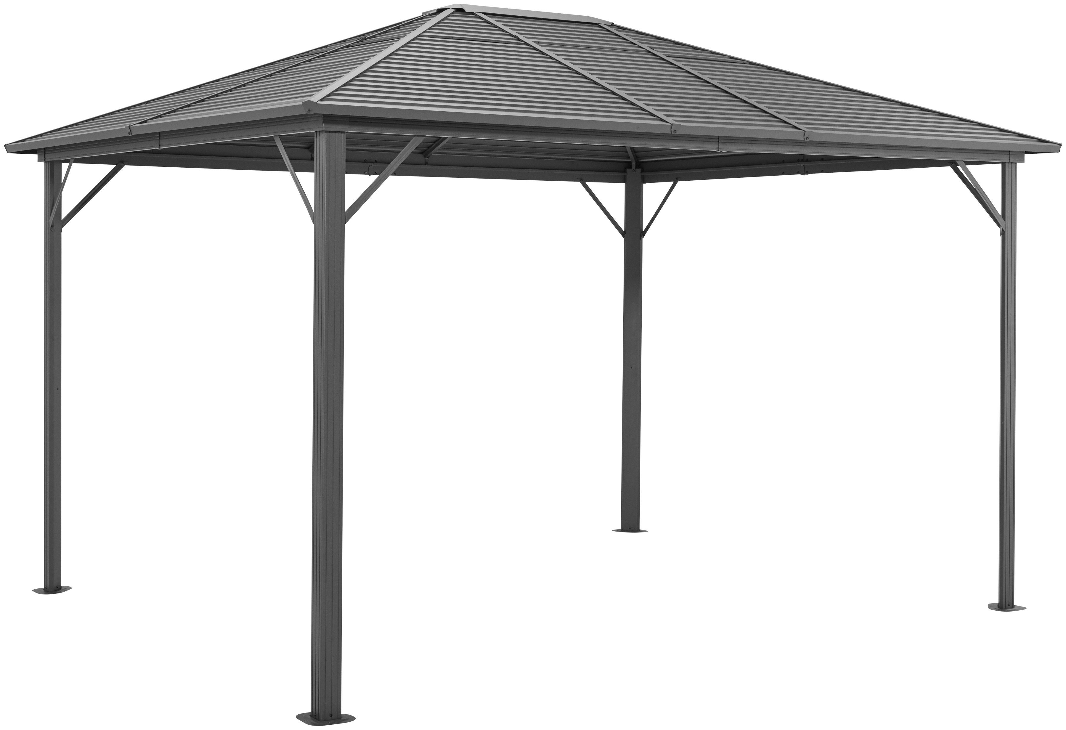 KONIFERA Pavillon Barbados, BxT: 300x400 cm, Aluminiumgestell, ohne Seitenteile