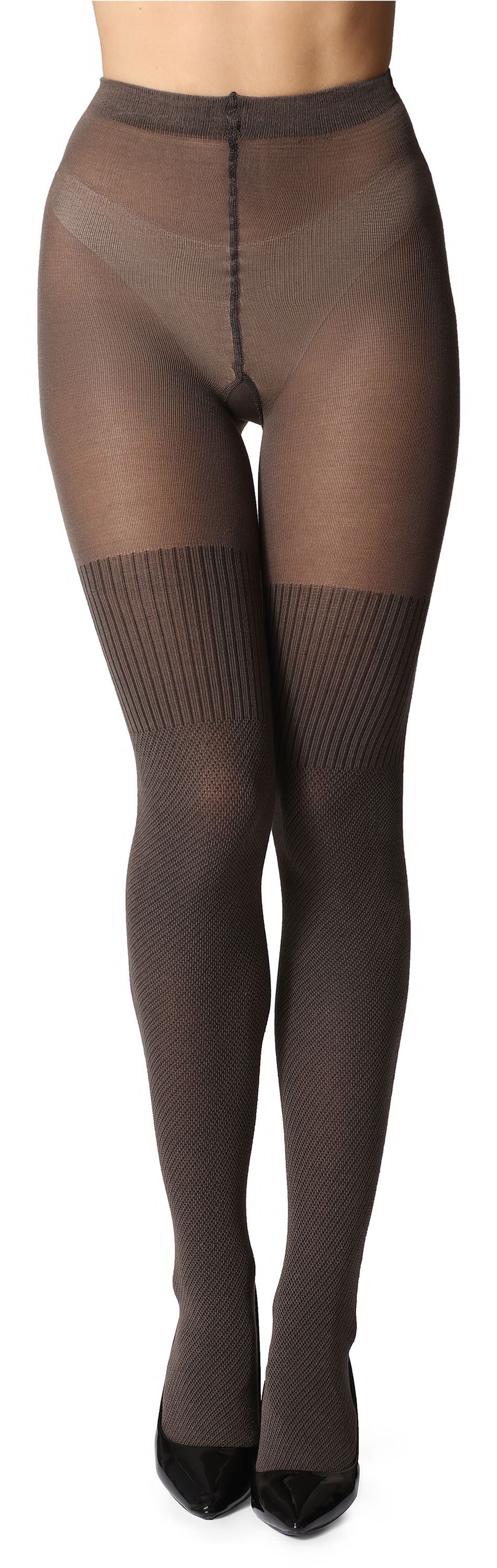 Bellivalini Strumpfhose Damen Strumpfhose aus Baumwolle BLV-1116 100 DEN (1 St)
