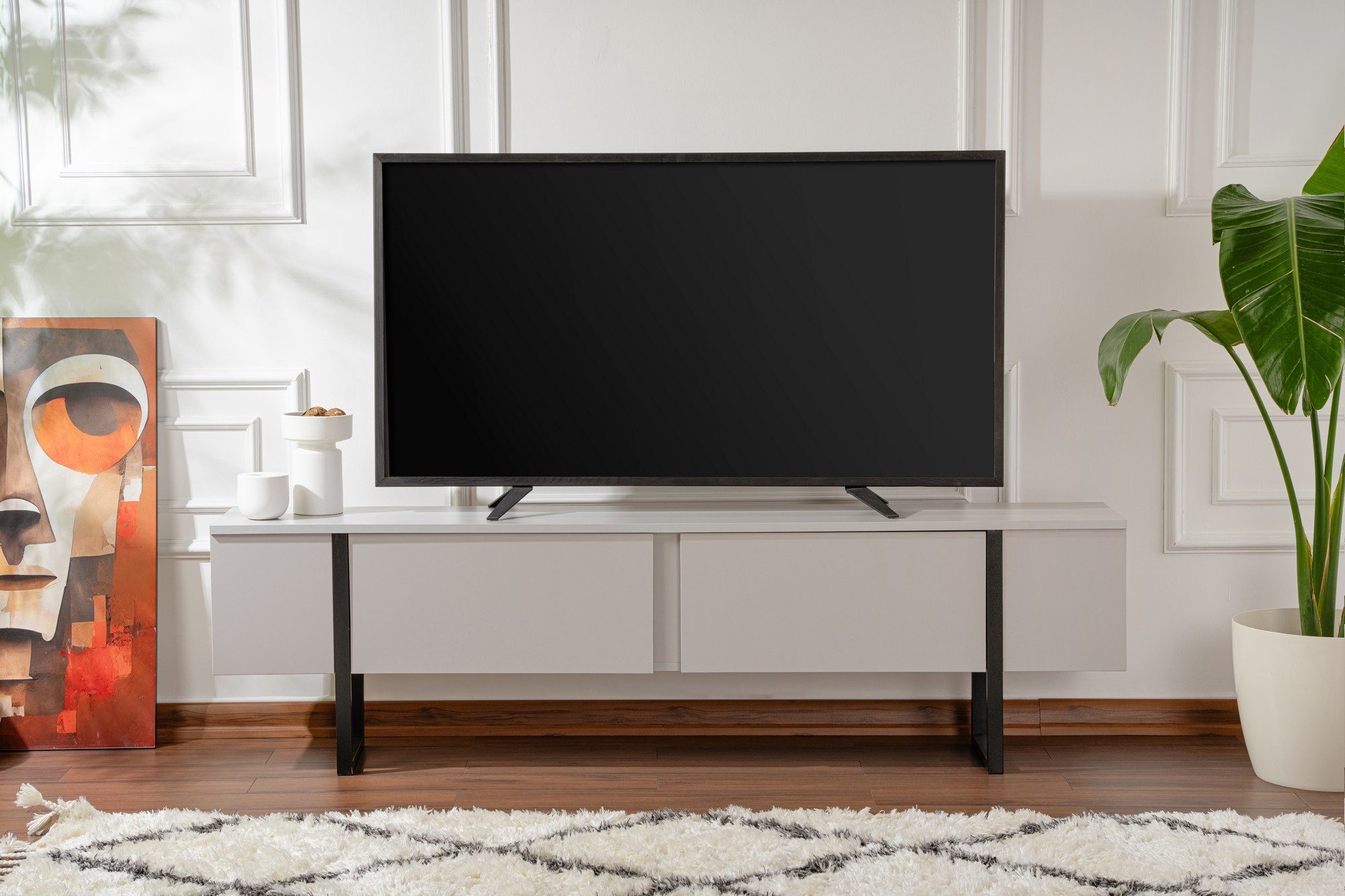 Skye Decor TV-Board TV-Board 180 cm, 8 Farbvarianten (Packung, 1 St., 1 TV Board), Modernes XXL TV-Board 180 cm für große TVs