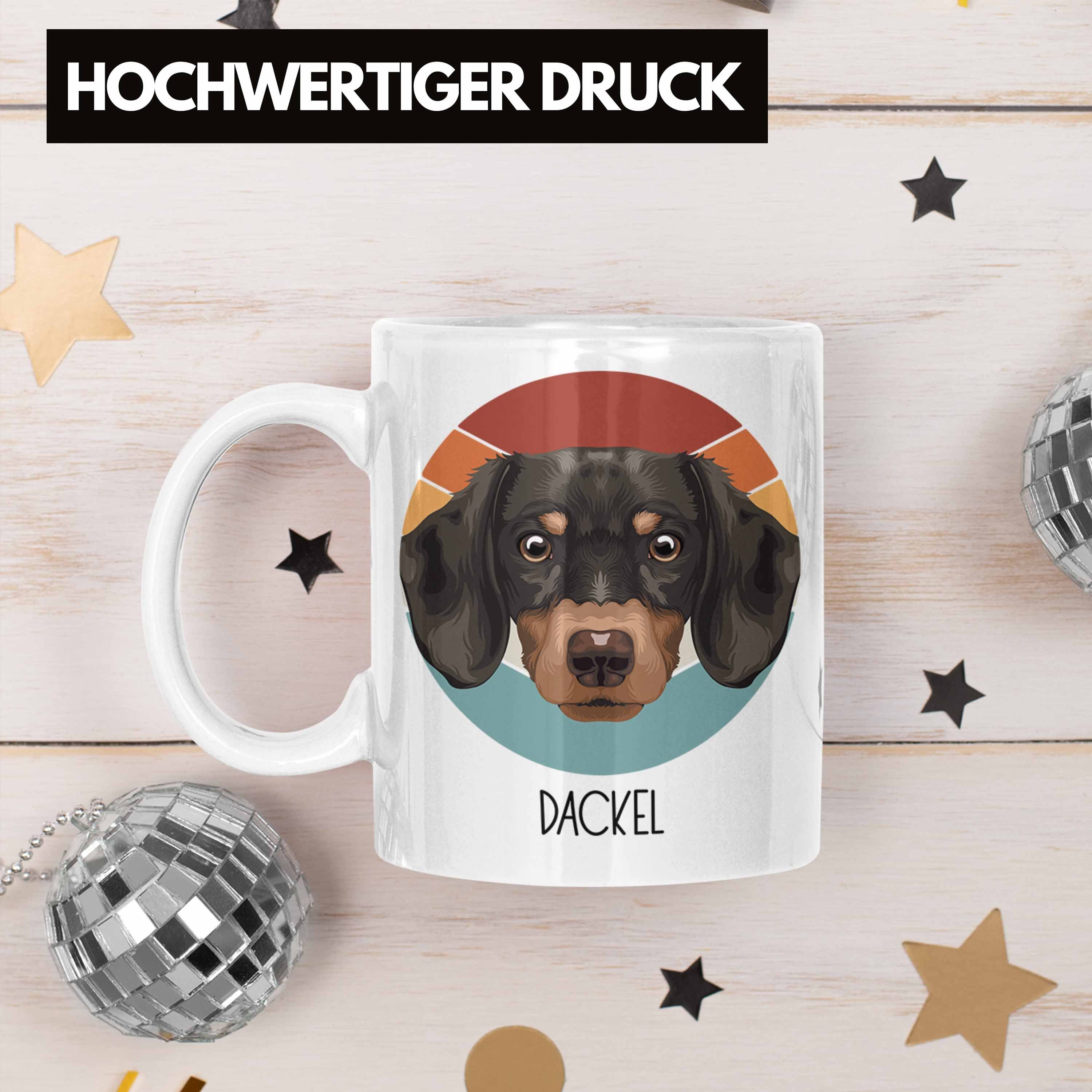 Lustiger Geschenkidee Spruch Trendation Tasse Tasse Besitzer Dackel Mam Dackel Weiss Geschenk