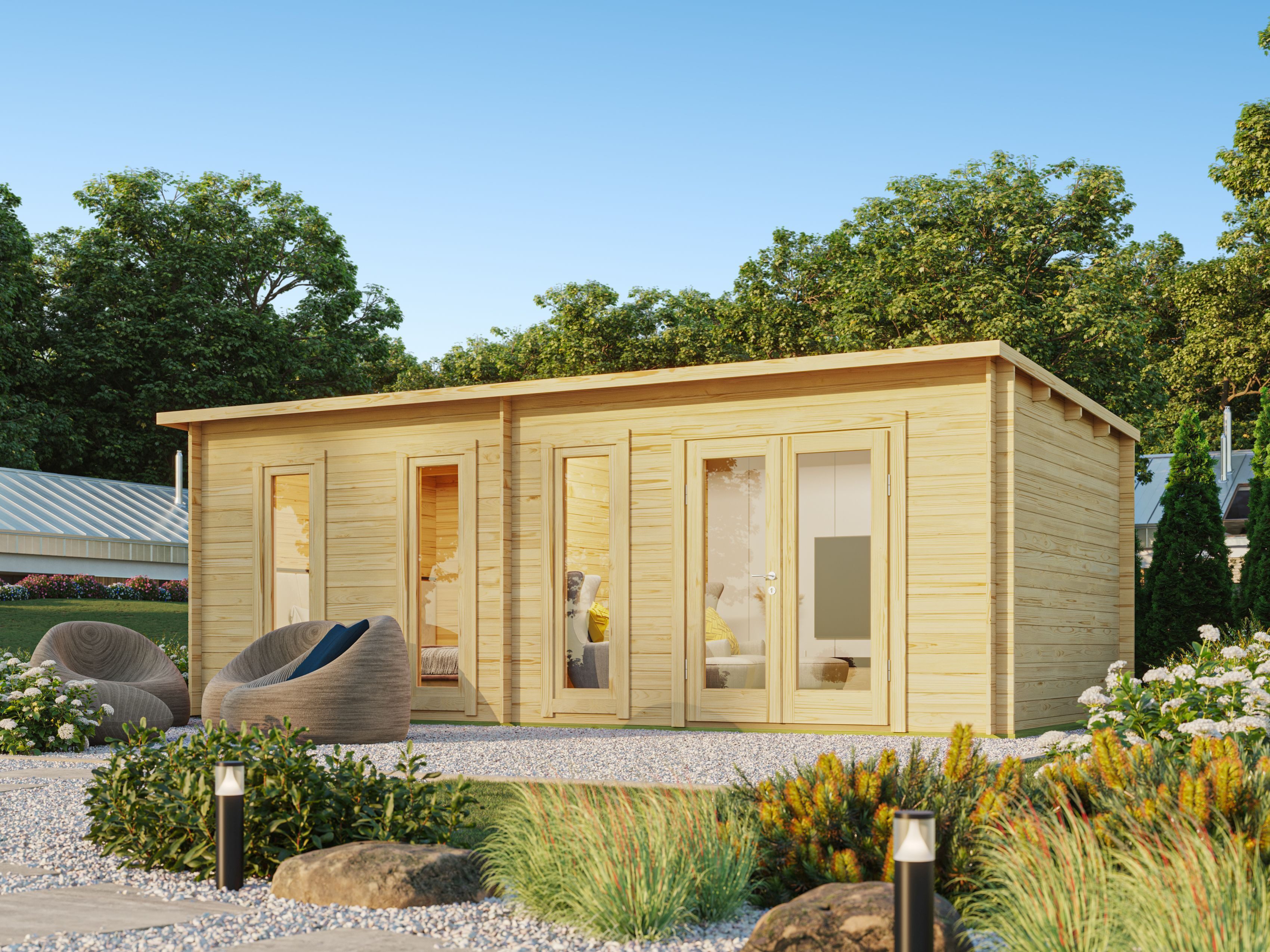 Fjordholz Gartenhaus Mali 28 E