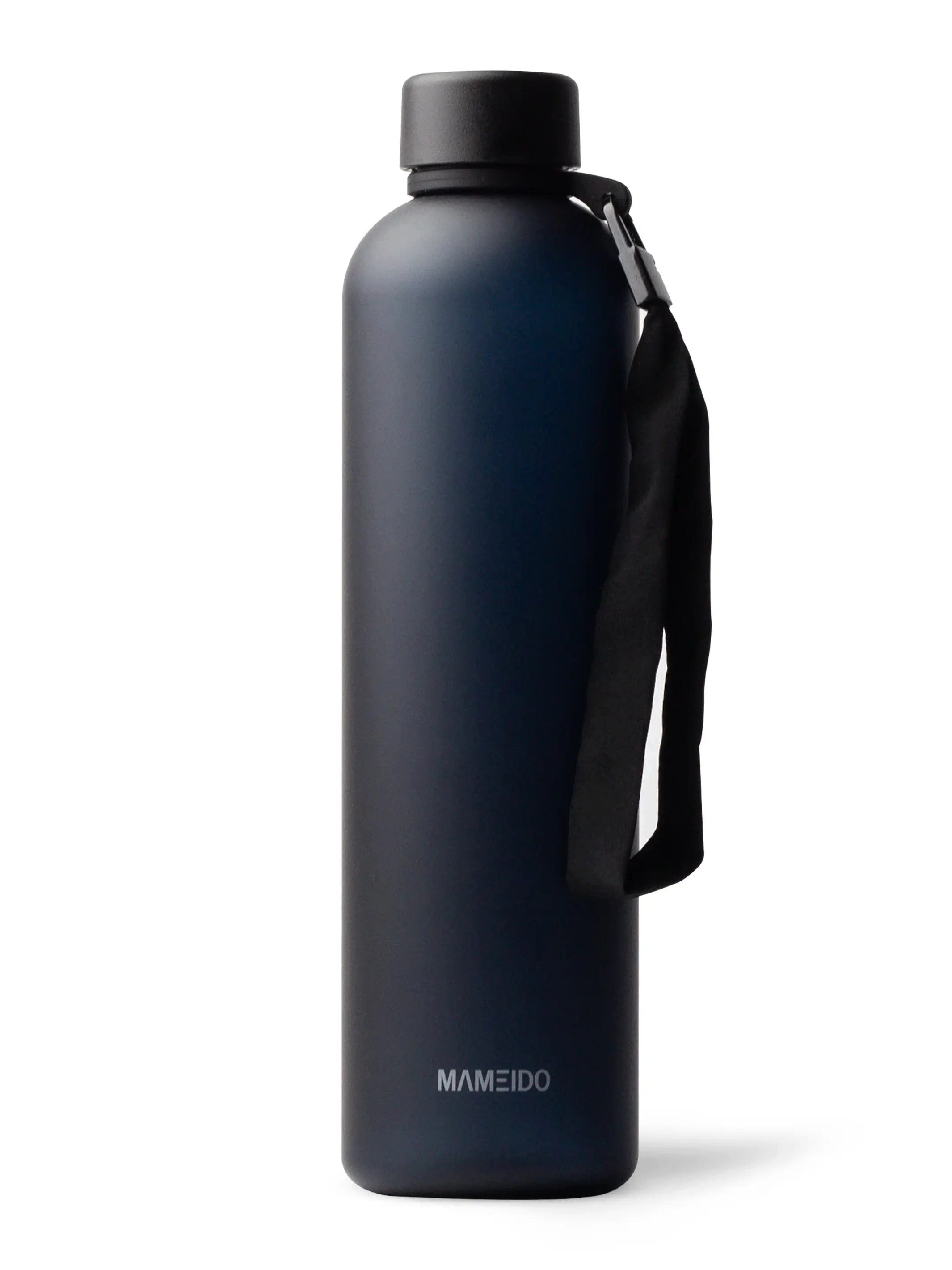 MAMEIDO Trinkflasche, auslaufsicher mit Zeitmarkierung & Handschlaufe in 600 ml, 1 l & 1,5 l