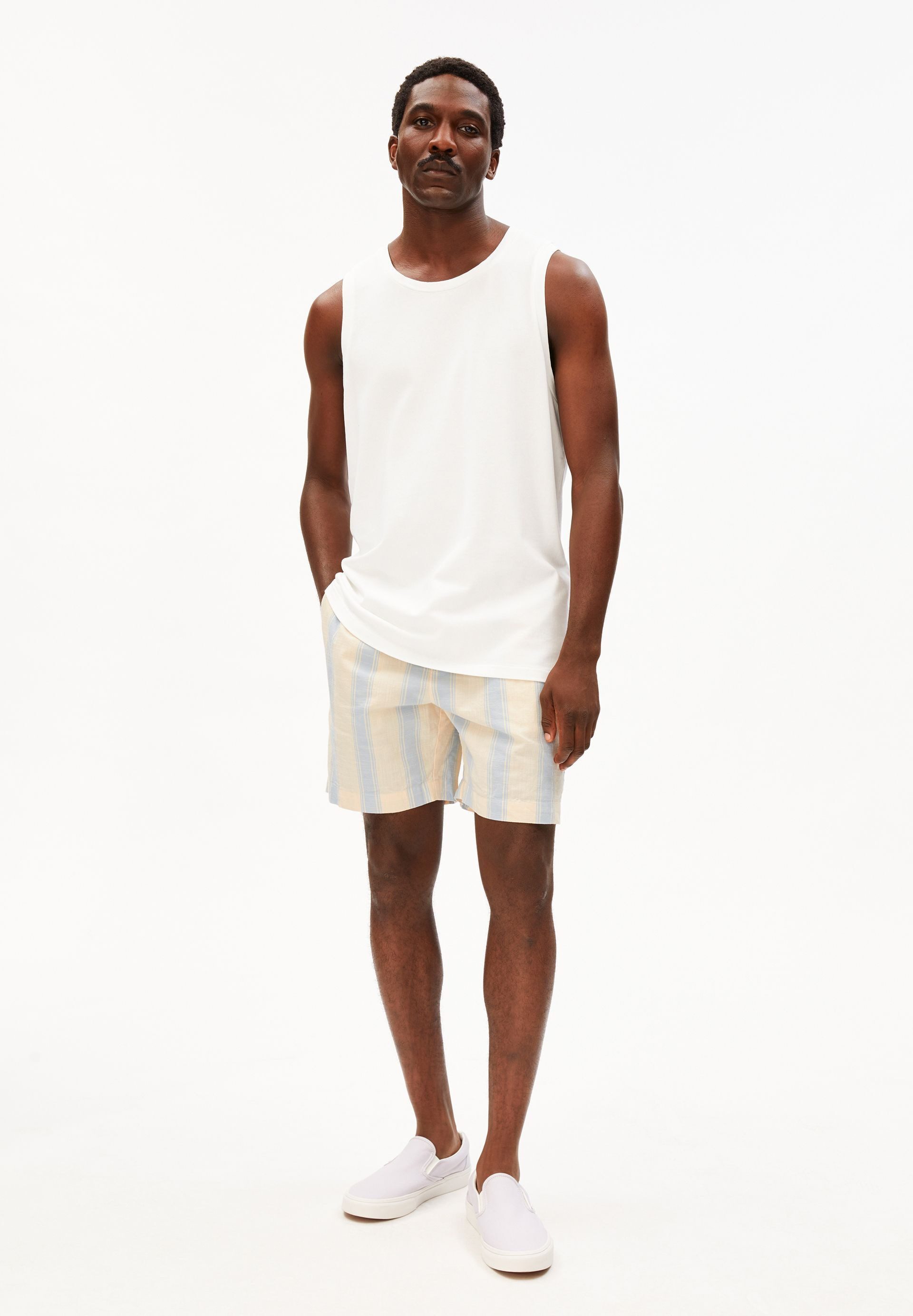 Armedangels Shorts STRIPED Shorts aus 100% Bio-Baumwolle (Regular Fit)