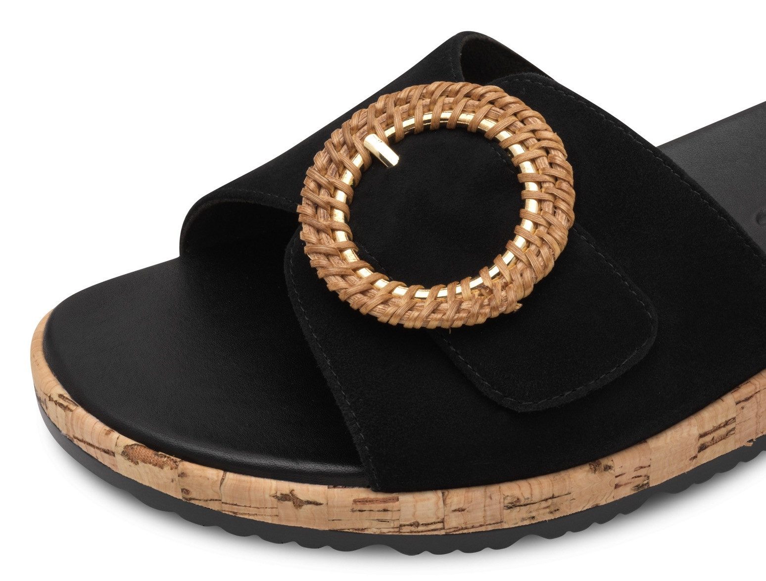 Tamaris Pantolette, Keilabsatz, Sommerschuh, Schlupfschuh mit hübscher Zier günstig online kaufen