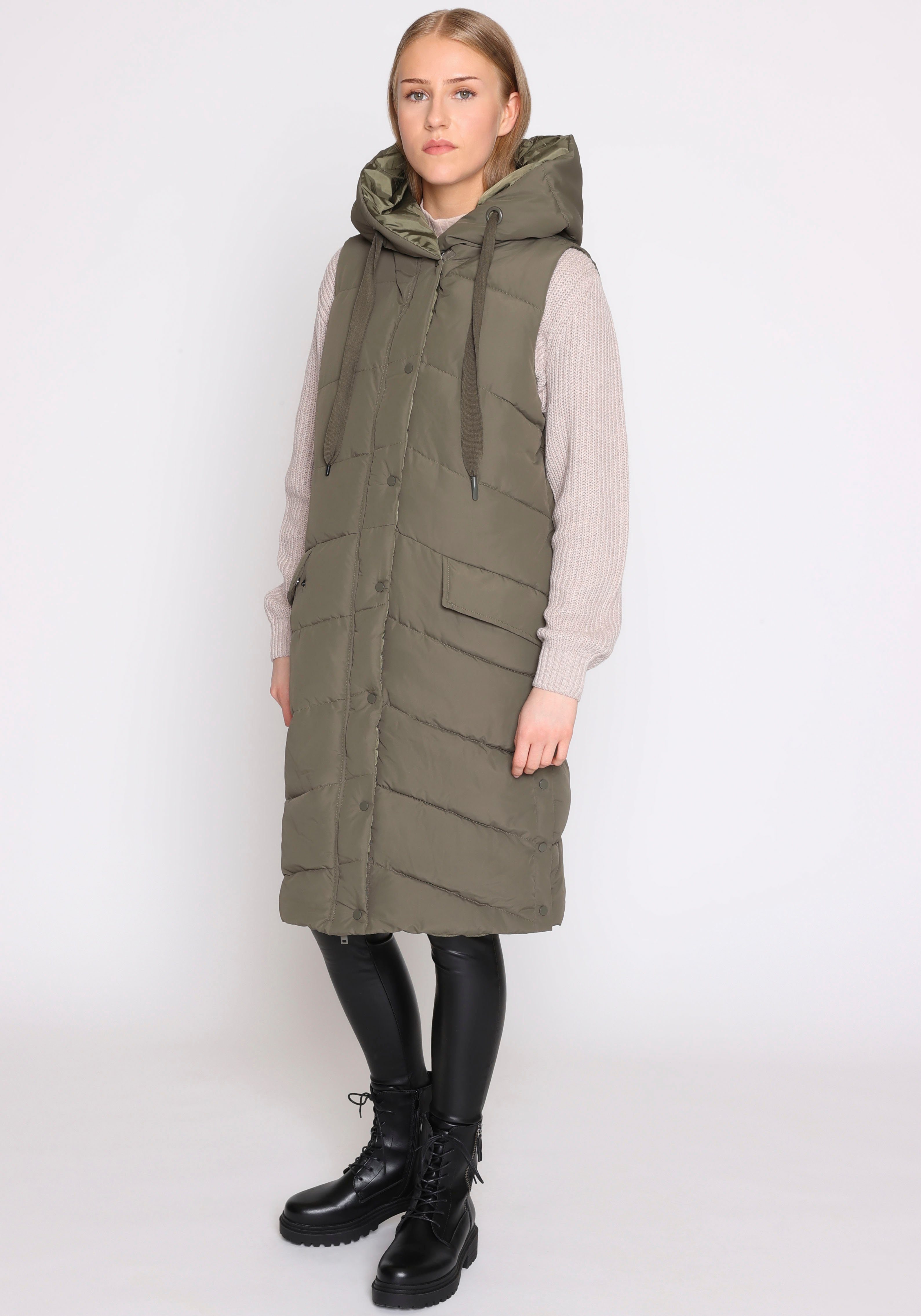 HaILY’S Steppweste P SL VT khaki Ch44arlotte