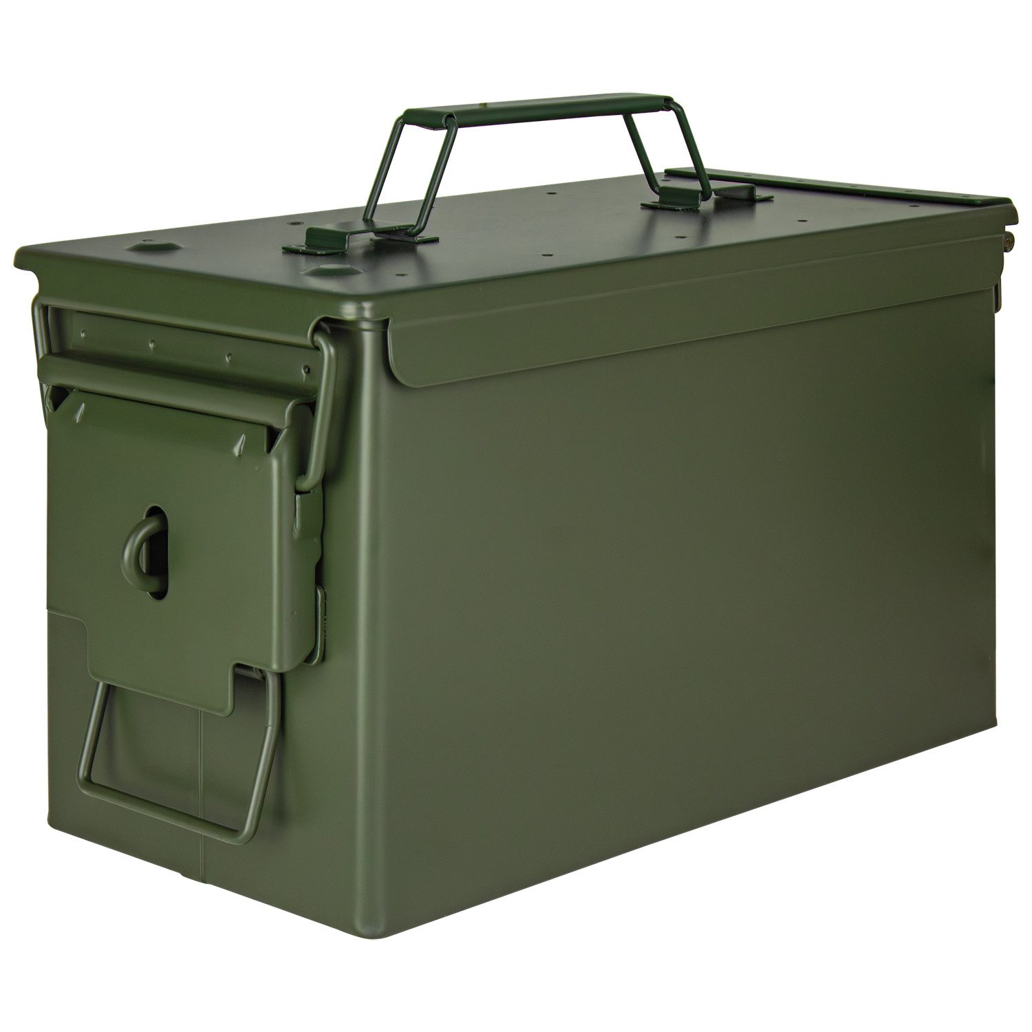 Aufbewahrungsbox Munitionsbox Box Metallkiste Metallbox Ammo Box 31 x 16 x 19 cm Grün