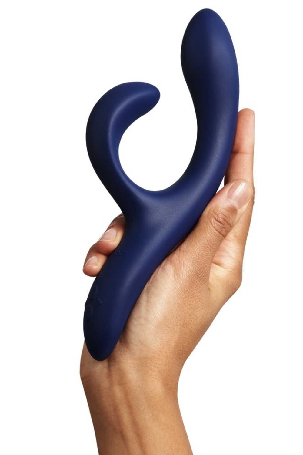 We Vibe Rabbit-Vibrator We Vibe NOVA 2, Klitoris und G-Punkt Vibrator, softes Silikon, wasserd, wasserdicht,ferngesteuert,App gesteuert blau