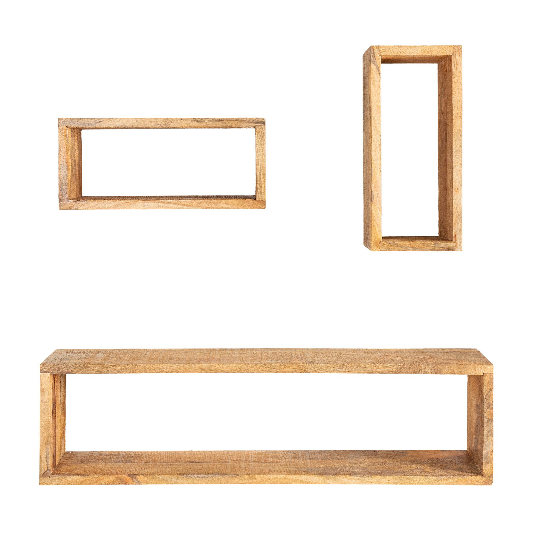 riess-ambiente Wandregal HEMINGWAY 94cm natur, aus Massivholz