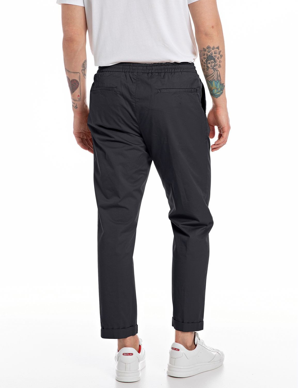 Replay Schlupfhose Regular Fit mit elastischem günstig online kaufen
