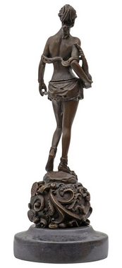 Aubaho Skulptur Bronzeskulptur Amazone im Antik-Stil Bronze Figur 24cm