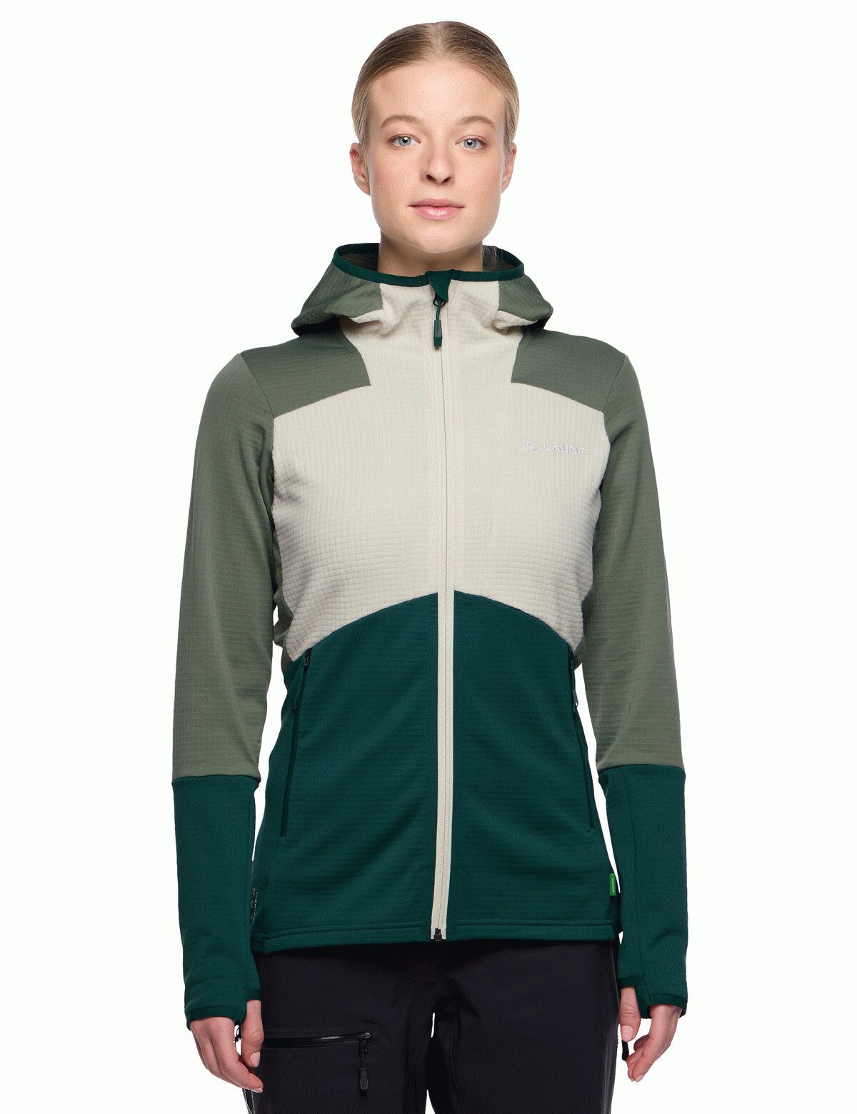 VAUDE Fleecejacke Women's Monviso Hooded Grid Fleece Jacket