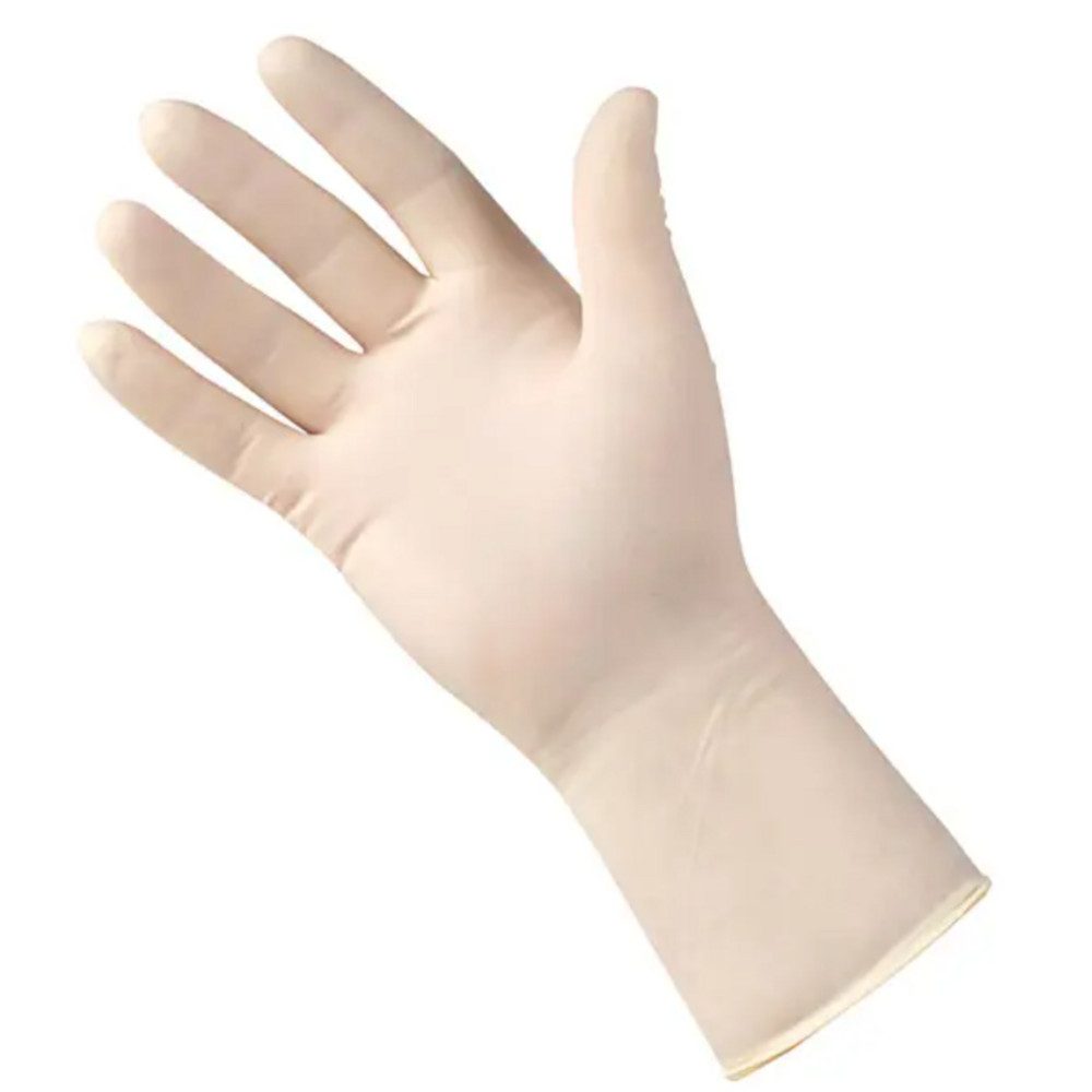 DocMed Latexhandschuhe Soft-Hand pro-FIT Latex - gepudert (OP-Handschuhe, Latexhandschuhe, Hygienische Einweghandschuhe) Steril & gepudert, Einzeln verpackt