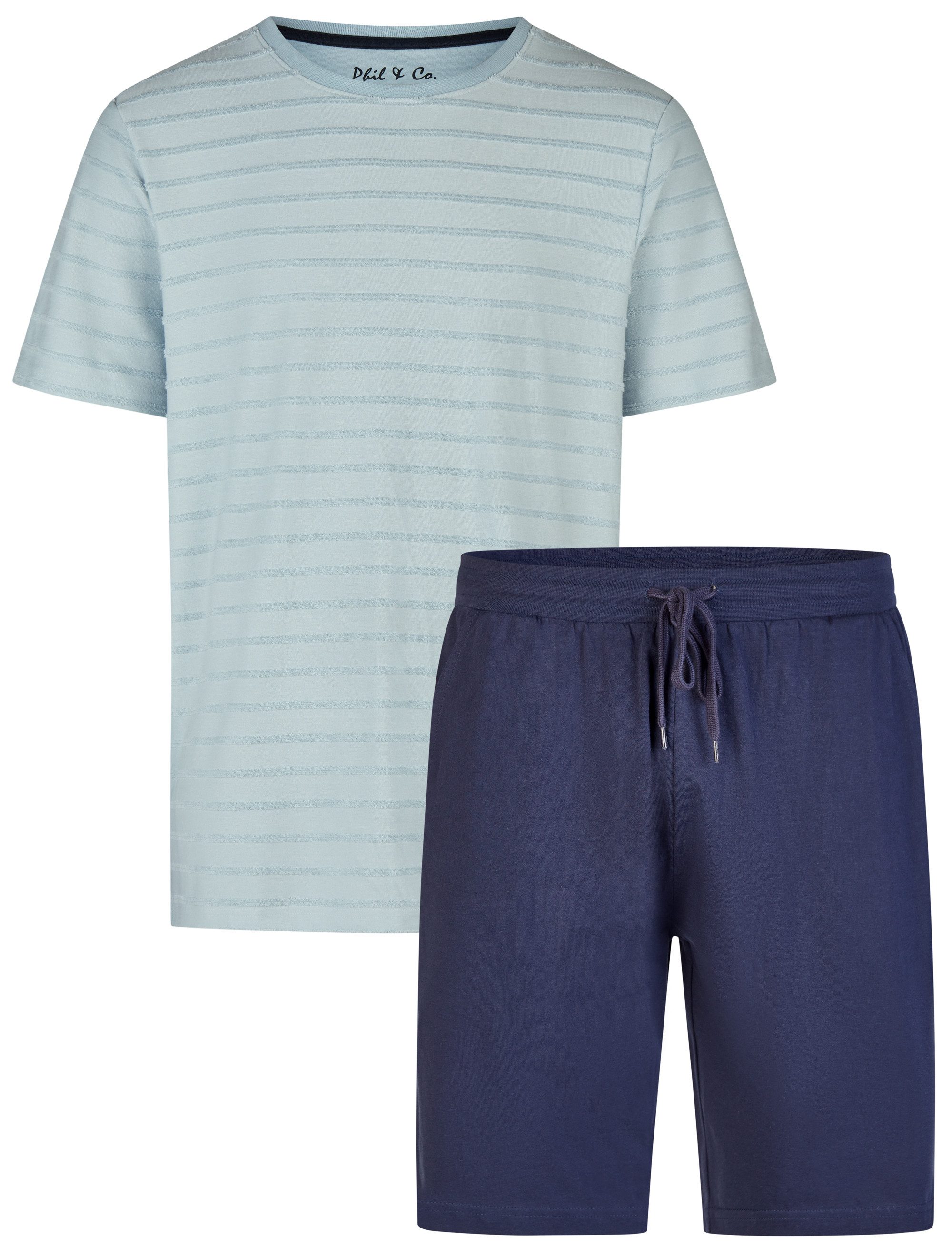Phil & Co. Shorty Easy Sleep (Set, 2 tlg., 2-teilig) Herren Pyjama kurz Sho günstig online kaufen