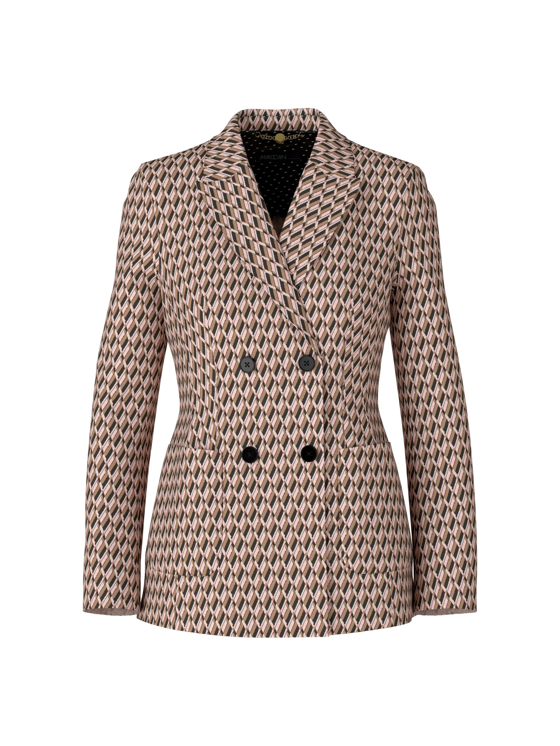 Marc Cain Куртки блейзер Блейзеры aus gemustertem Strick - Regular Fit