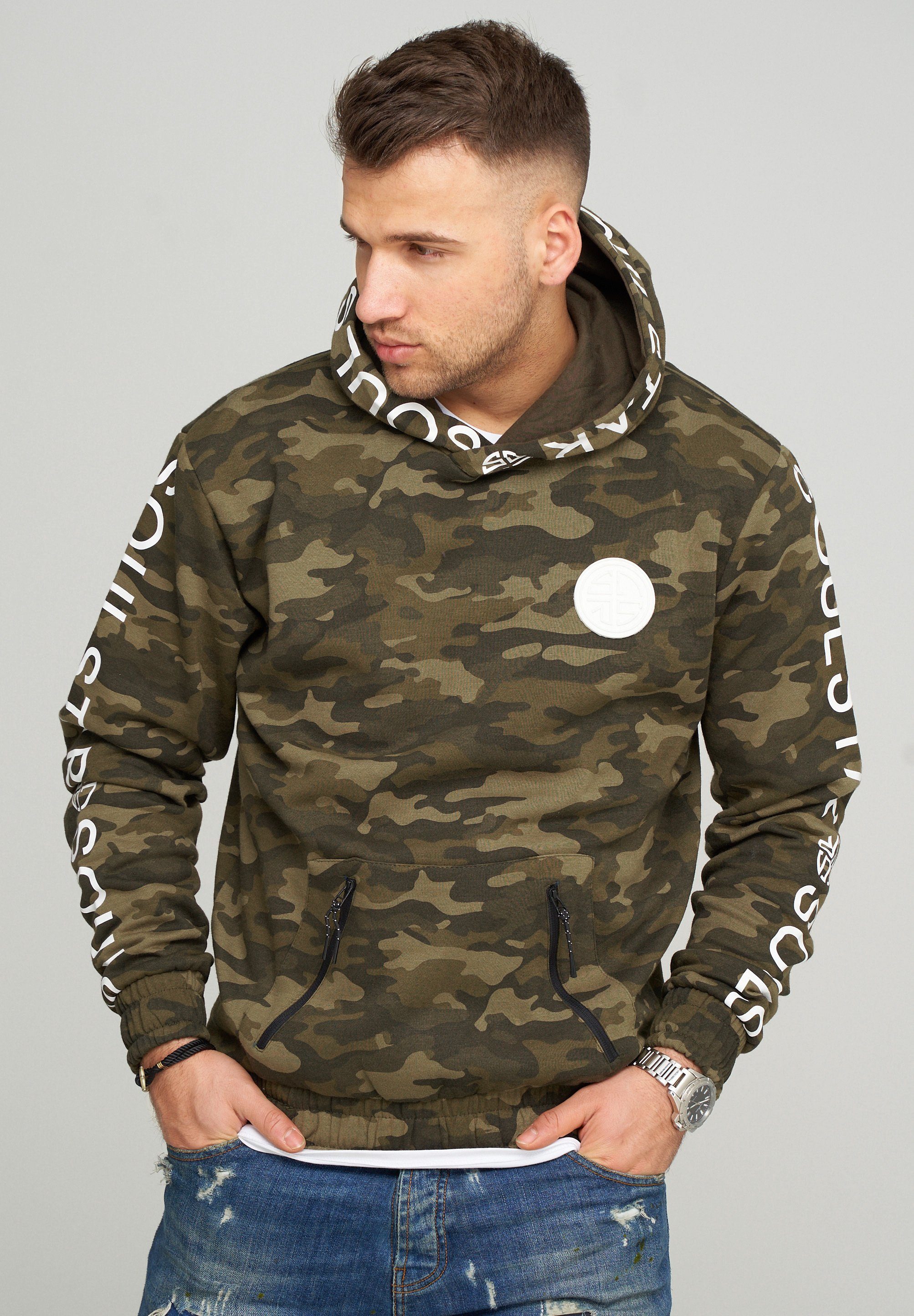SOULSTAR Hoodie S2ORDU mit Logo-Patch
