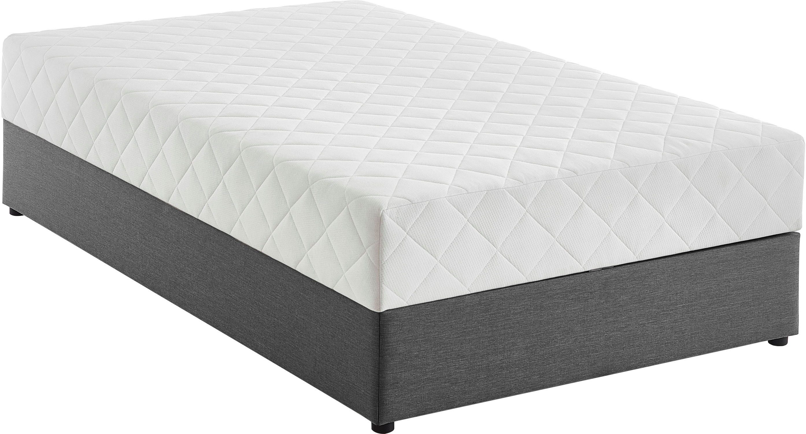 ATLANTIC home collection Boxbett BELINA, mit Taschenfederkernmatratze und geräumigem Bettkasten