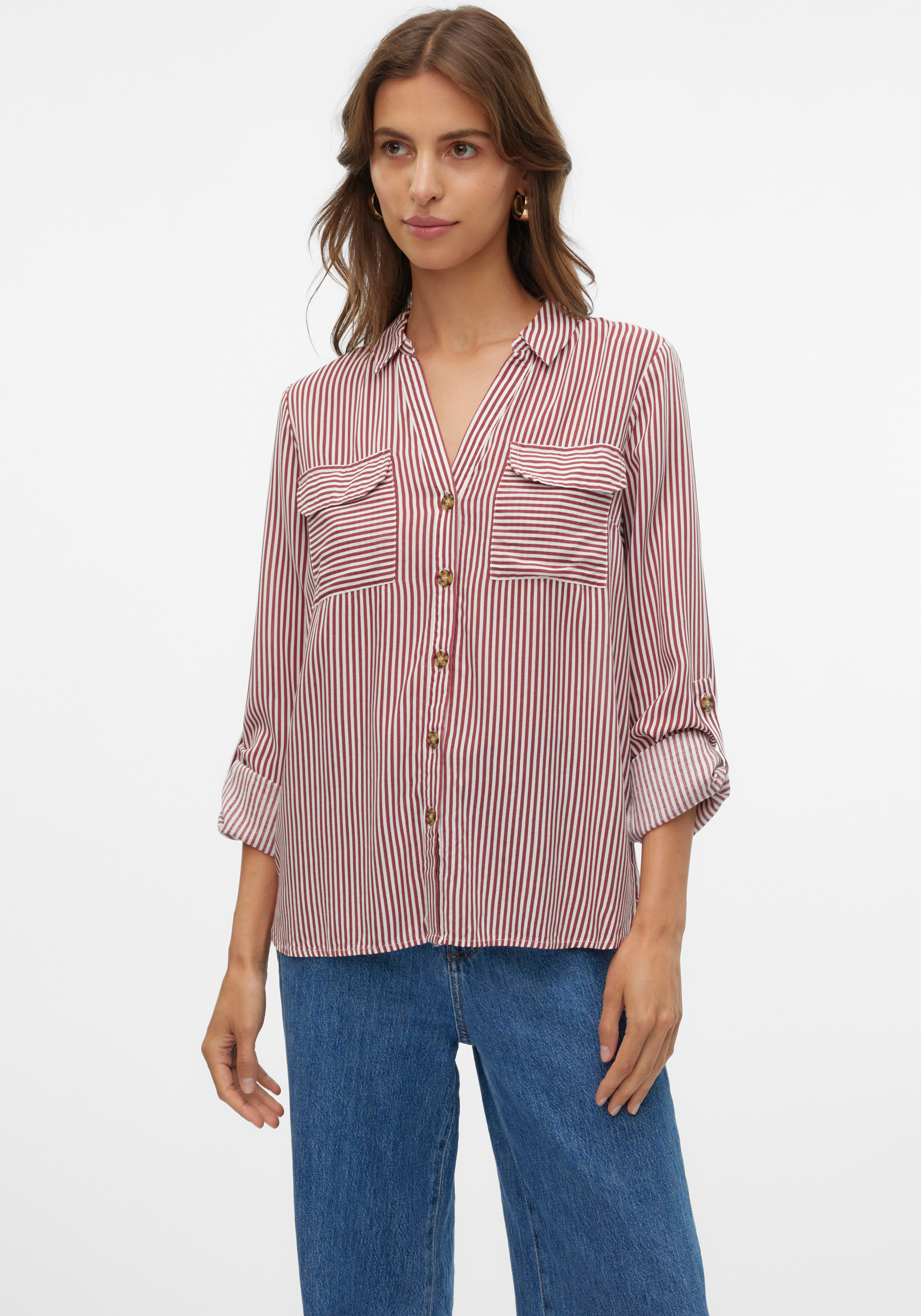 Hemdbluse VMBUMPY L/S SHIRT NEW WVN GA NOOS