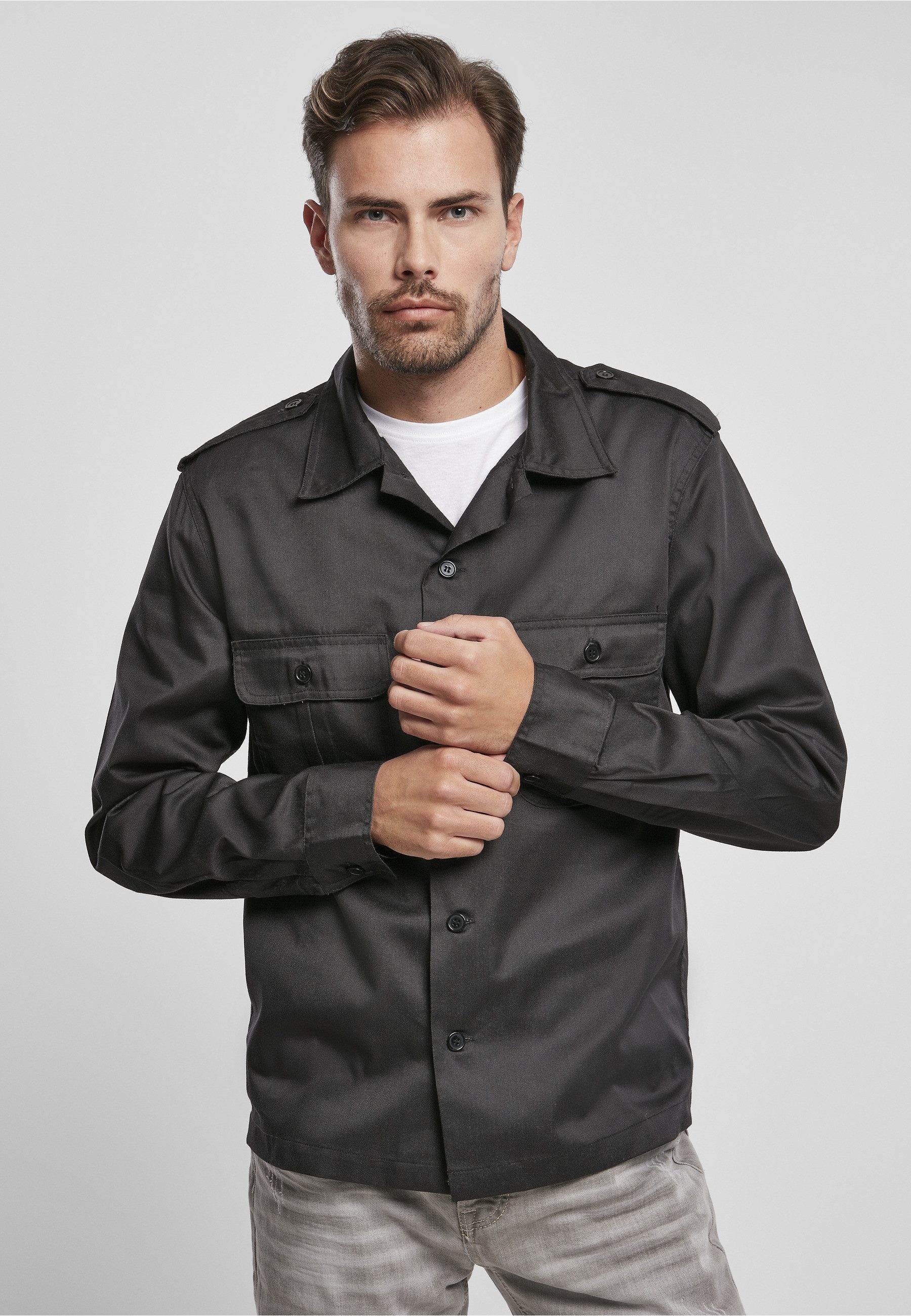 Brandit Kurzarmshirt Brandit Herren US Shirt (1-tlg)