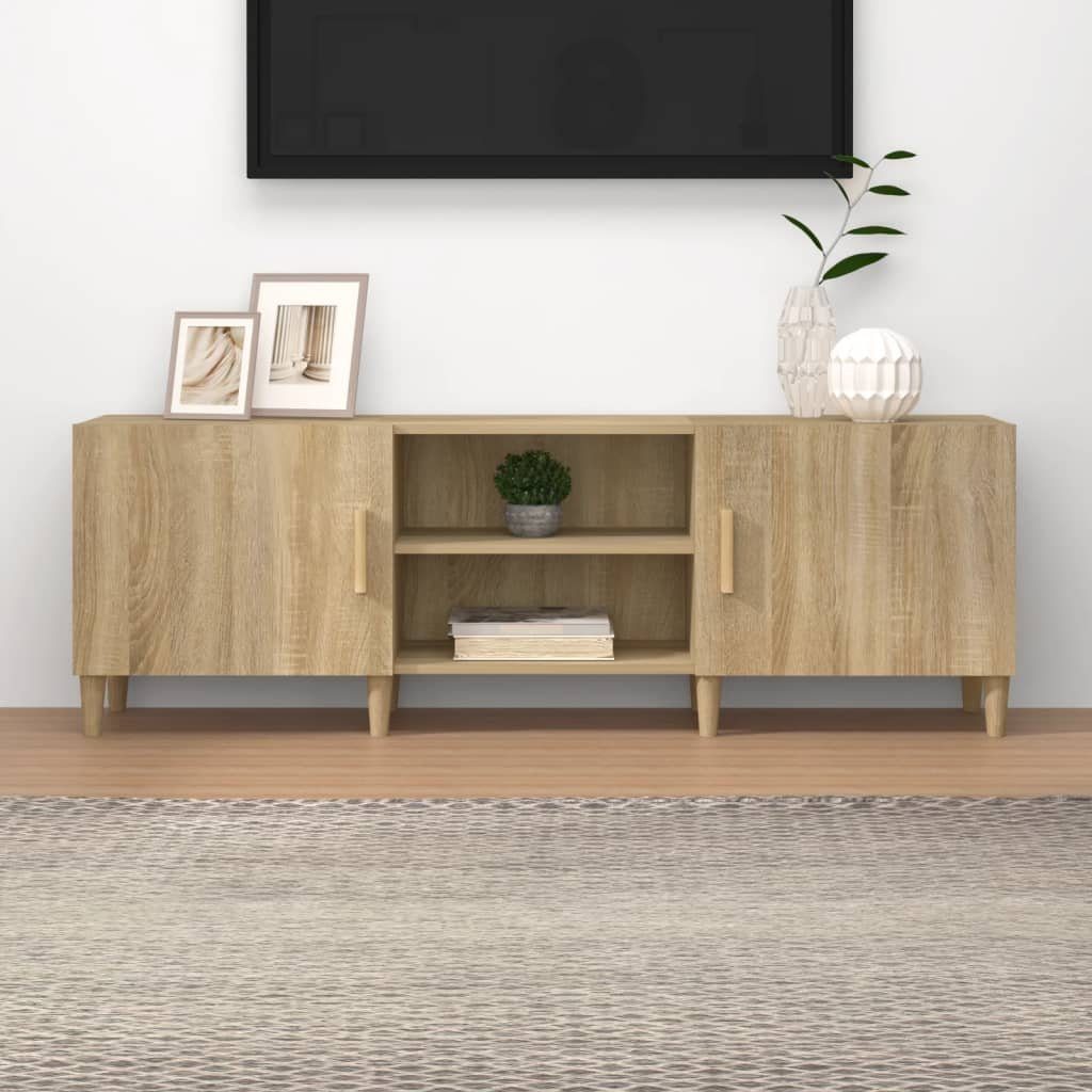 furnicato TV-Schrank Sonoma-Eiche 150x30x50 cm Holzwerkstoff | Hochschränke